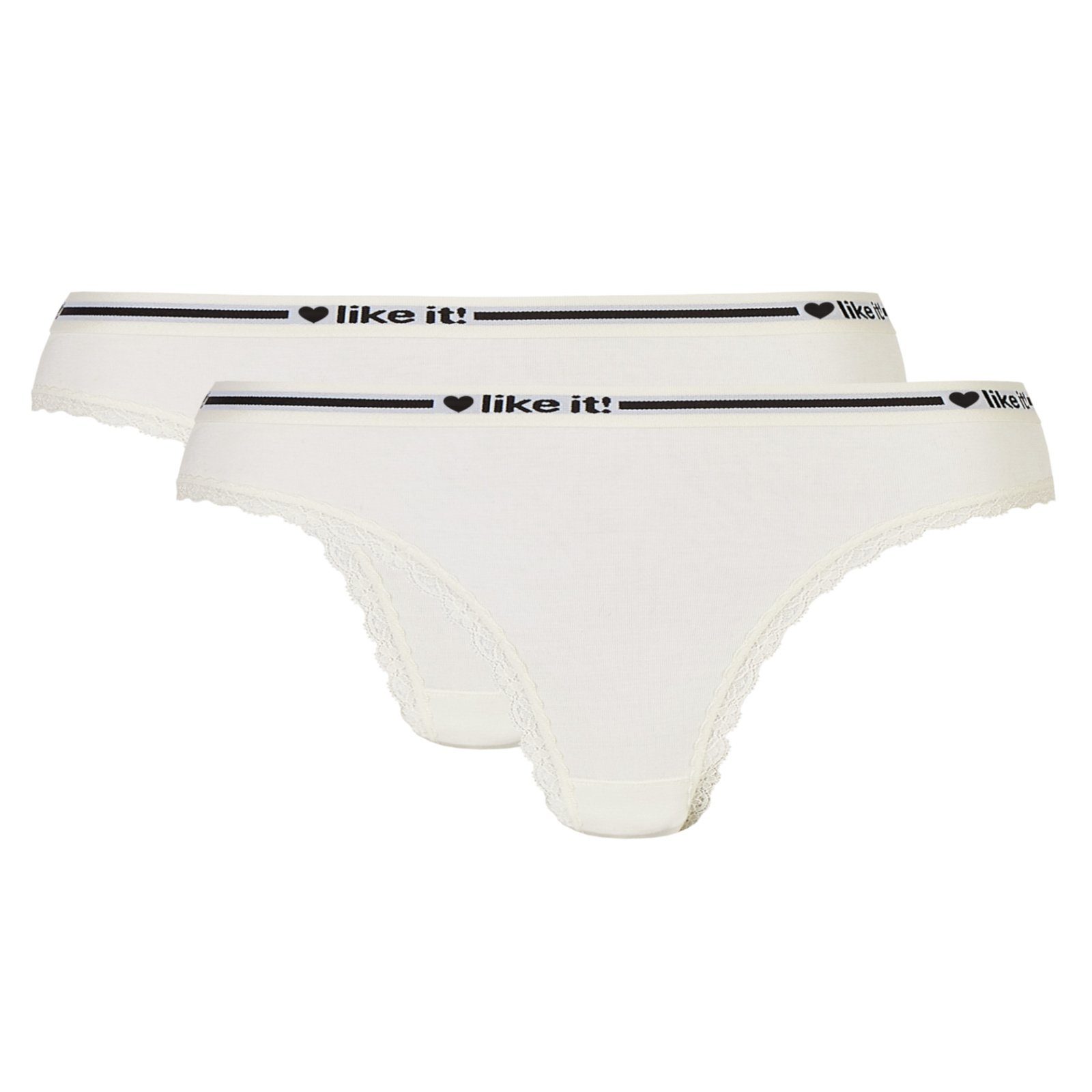 String like it! - String Serie Ella 2er Pack (L Ivory)