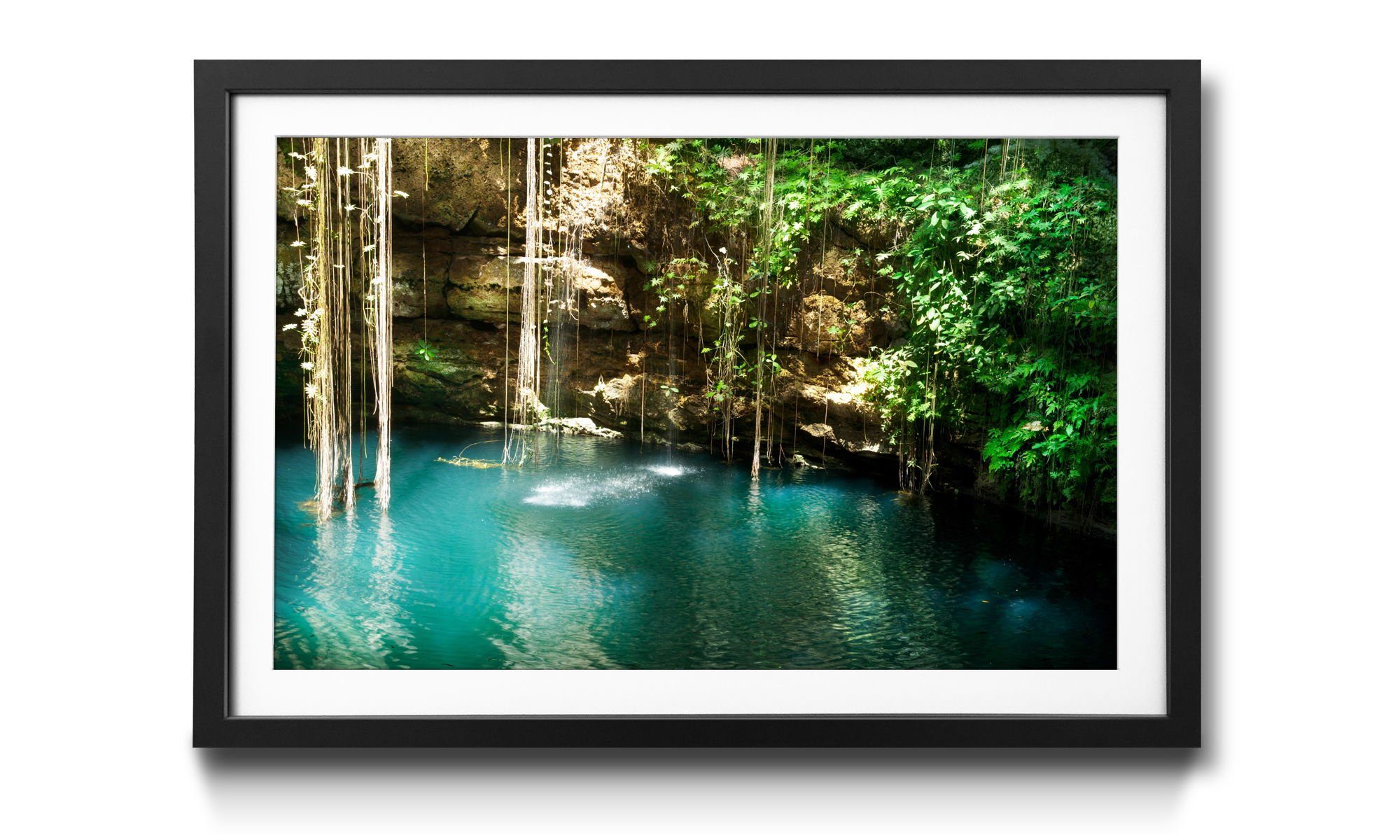WandbilderXXL Bild mit Rahmen Secret Paradise, Landschaft, Wandbild, in 4 Größen erhältlich | Bilder