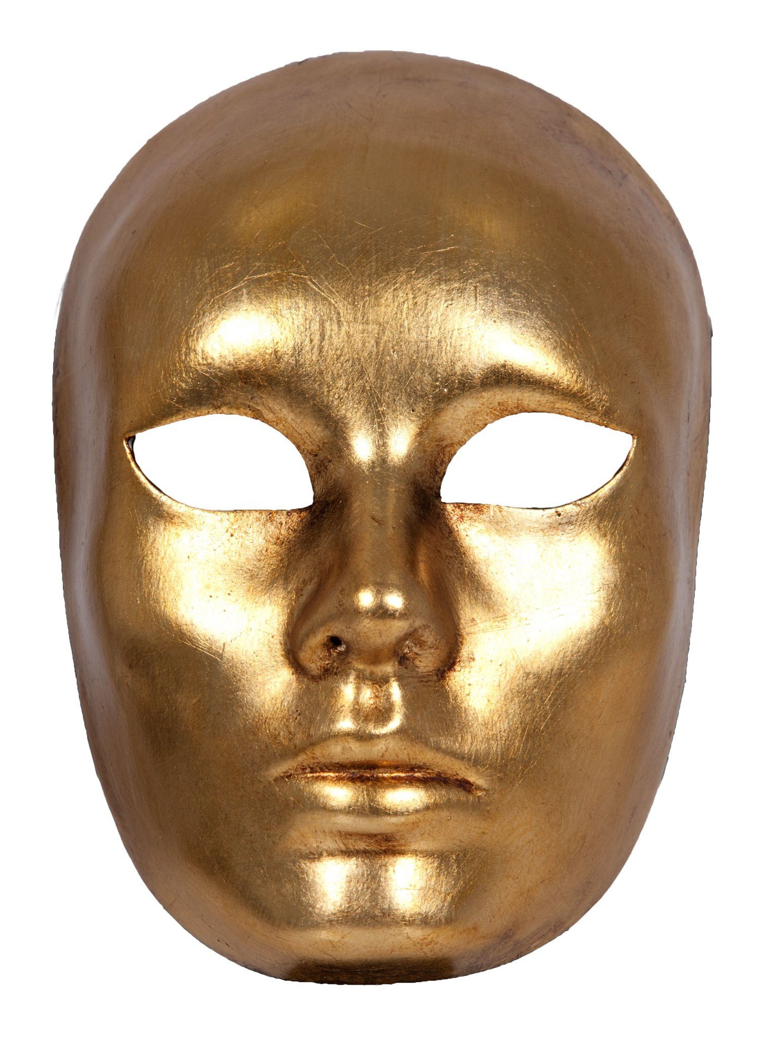 Maskworld Verkleidungsmaske Volto oro Femminile, Handgefertigte Maske aus Venedig für Frauen
