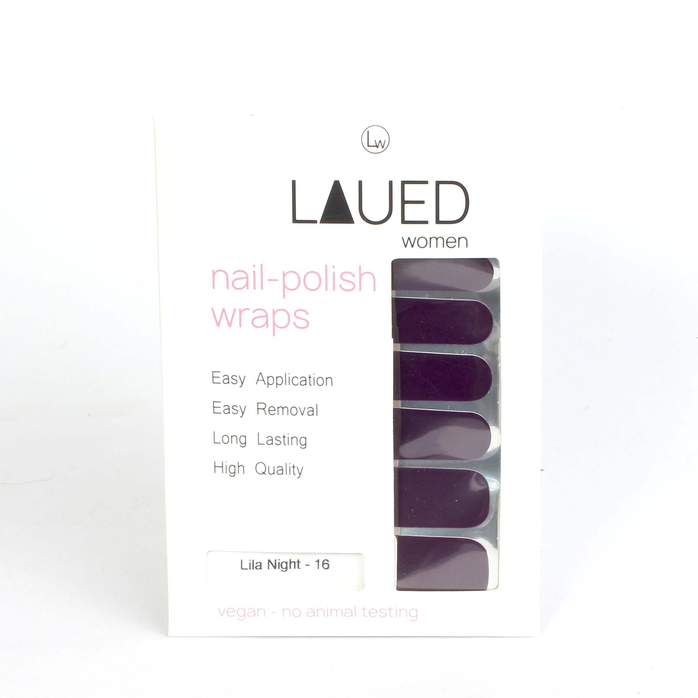 LAUED Nagellack solid purple, zertifizierter aus Produktion (FSC) Night Lila (SGS Material / und SEDEX)