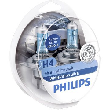 Philips KFZ-Ersatzleuchte Philips 12342WVUSM Halogen Leuchtmittel WhiteVision, WhiteVision Xenon