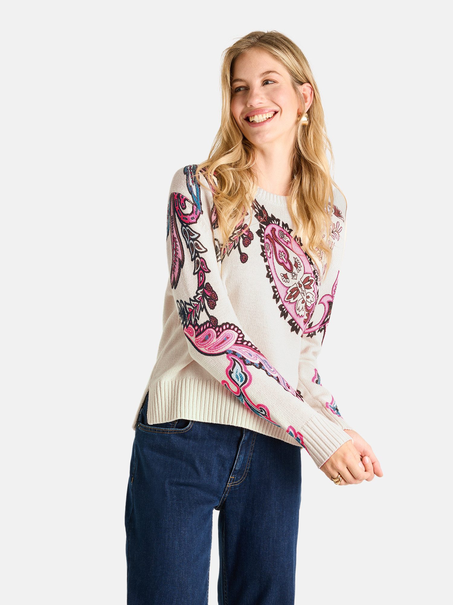 Lieblingsstück Strickpullover AldriaL mit Paisleymuster