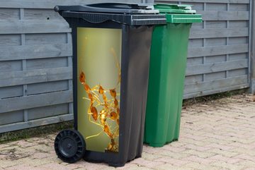 MuchoWow Wandsticker Ameisen - Orange - Tiere (1 St), Mülleimer-aufkleber, Mülltonne, Sticker, Container, Abfalbehälter