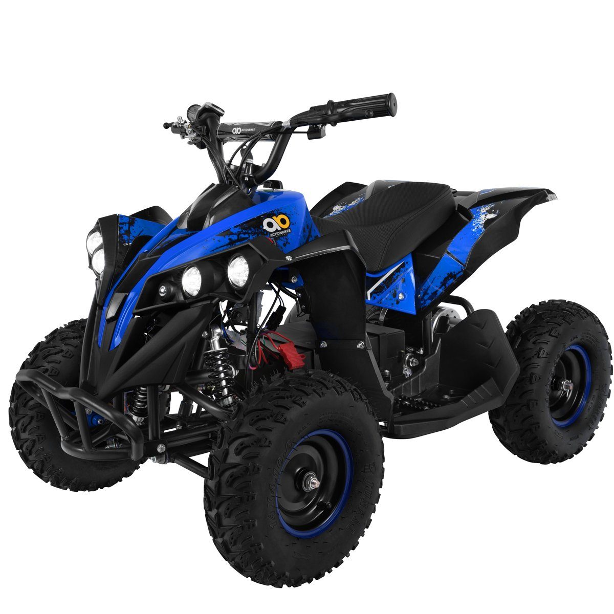 Actionbikes Motors Elektro-Kinderquad Mini Kinder Elektroquad Reneblade 1000 W 48 V, Belastbarkeit 50,00 kg, (1-tlg), Pocket Quad - Safety Touch - gelochte Scheibenbremse - bis 25 km/h