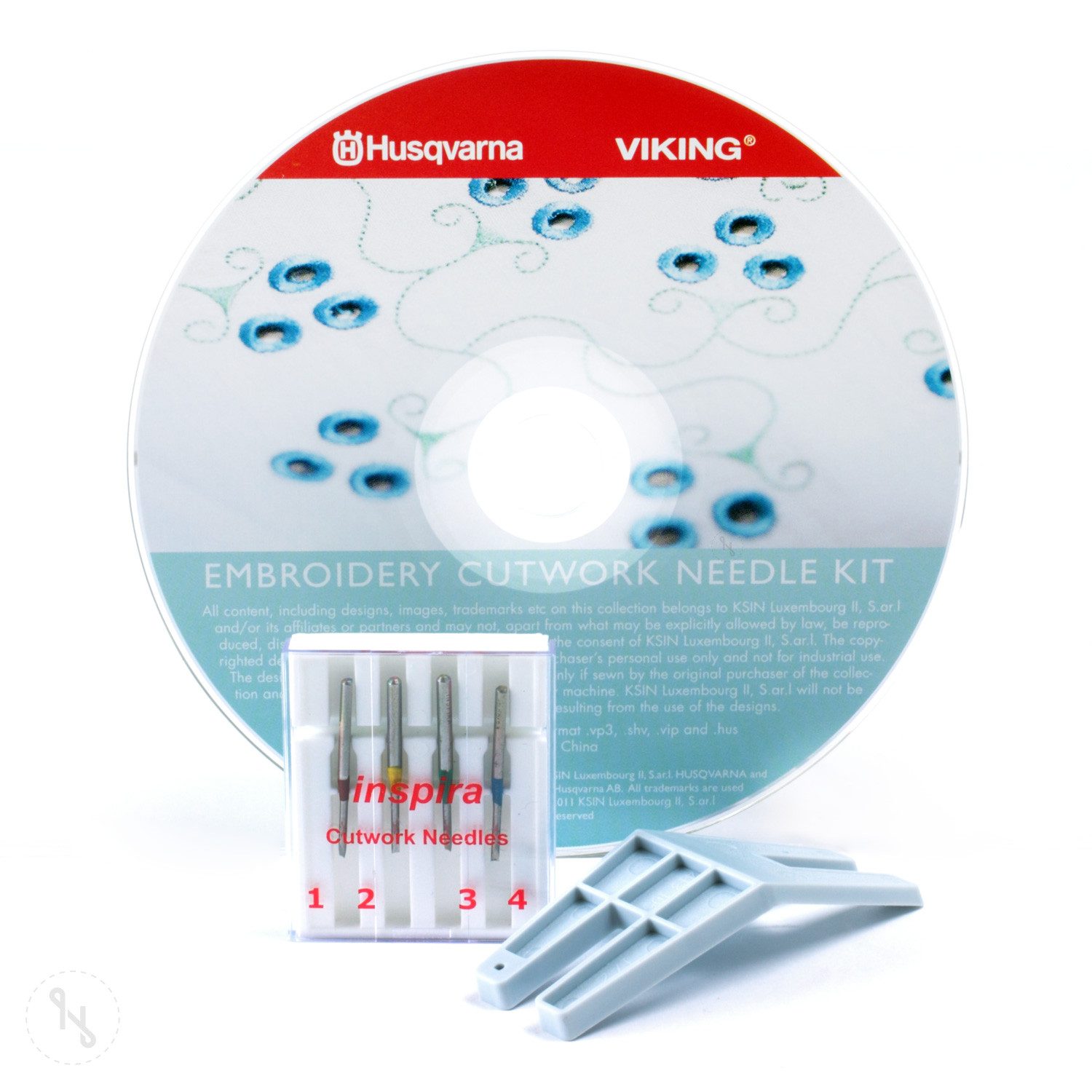 Husqvarna Viking Nähmaschine Embroidery Cutwork Needle Kit