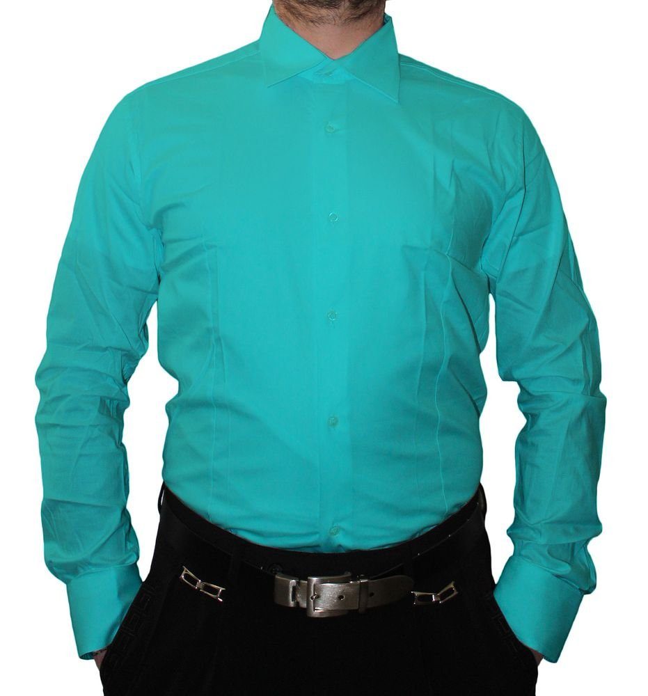 Businesshemd Herren Hemd klassischer Kragen Slim tailliert K14