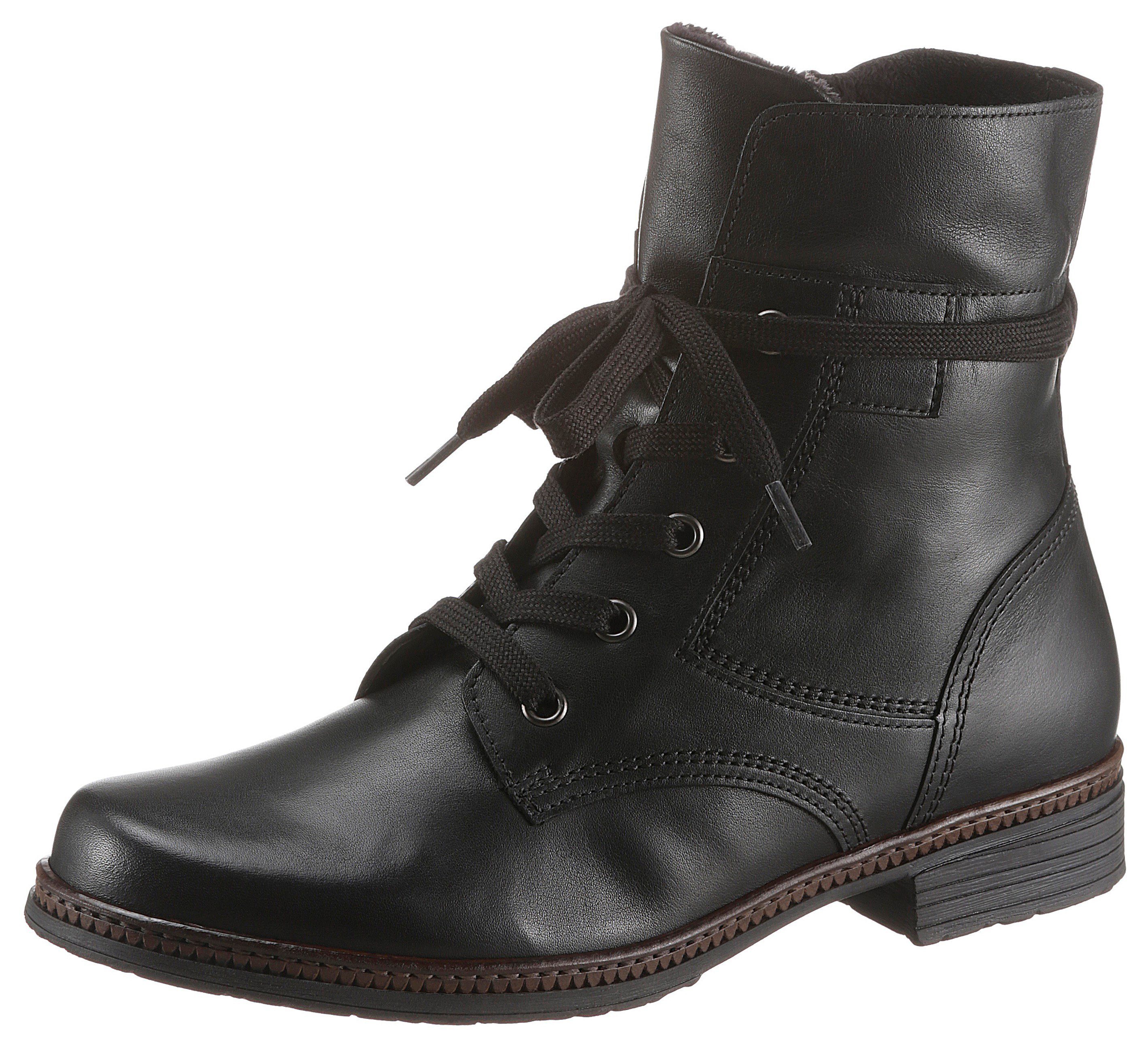 Gabor Schnürstiefelette, Blockabsatz, Schnürboots, Businessschuh mit Best Fitting Ausstattung