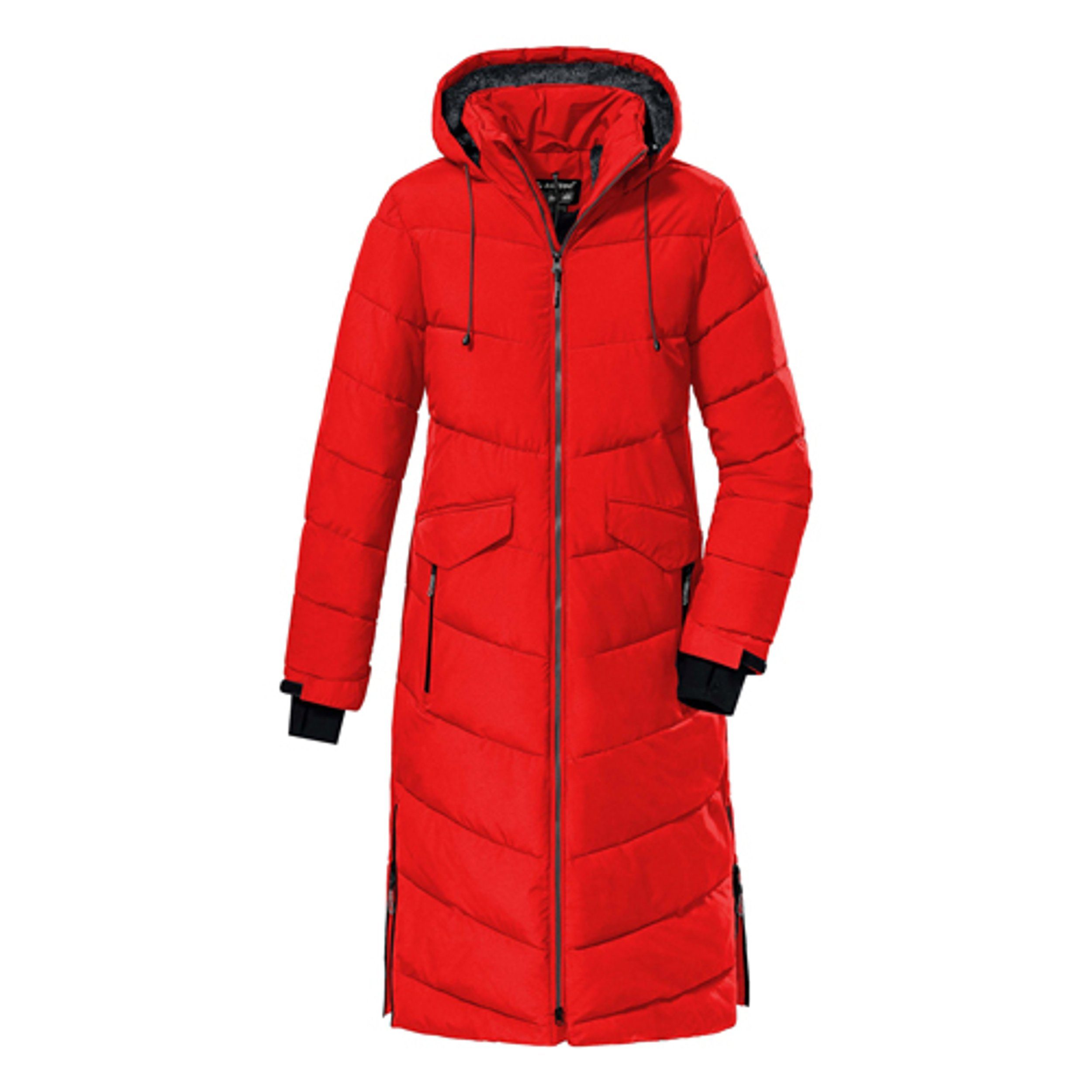 Cappotto Trapuntato Killtec Donna - Impermeabile Con Cappuccio, Poliestere Riciclato - Foto 3