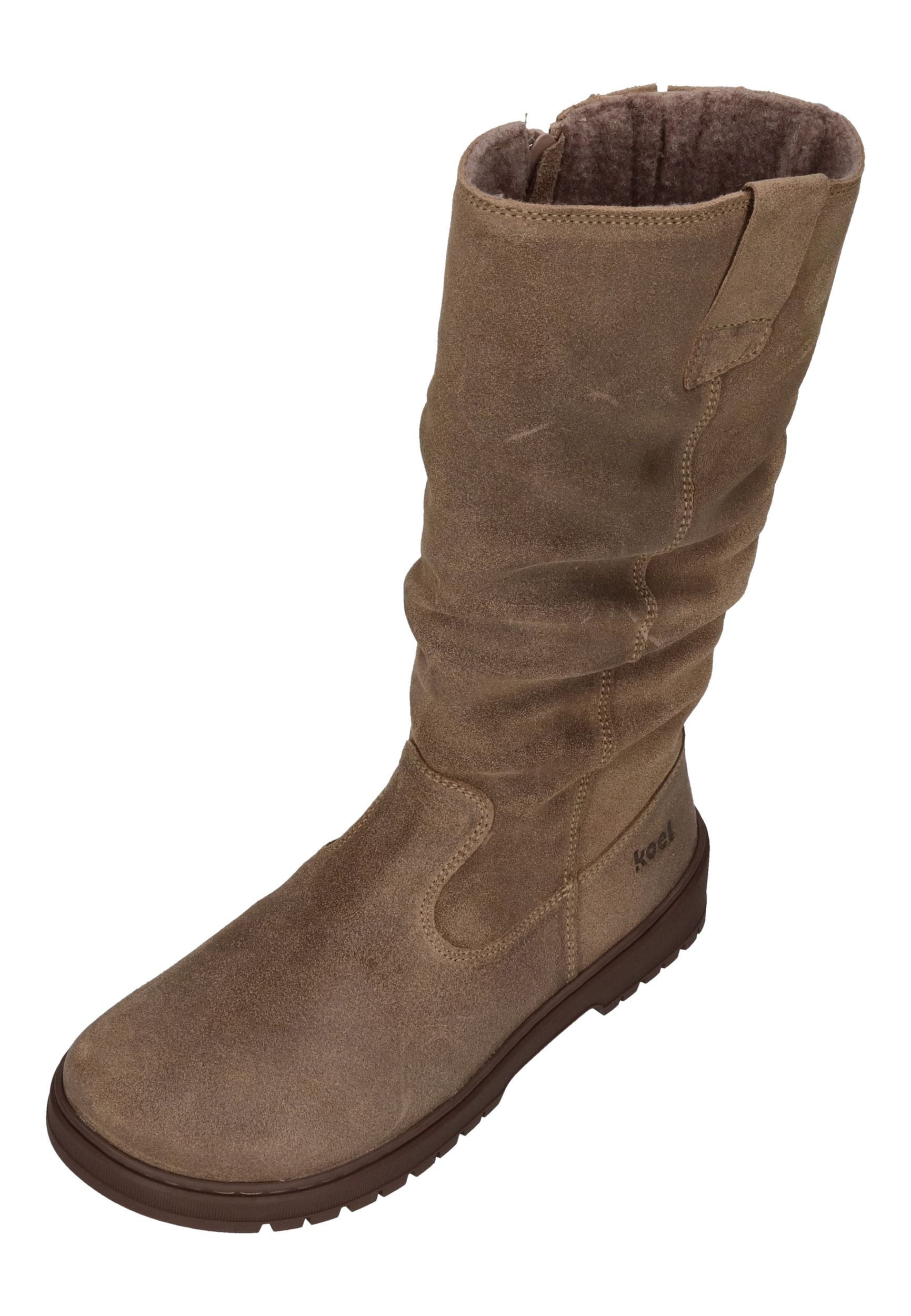 KOEL GLYRA FELT Barfußschuh Taupe