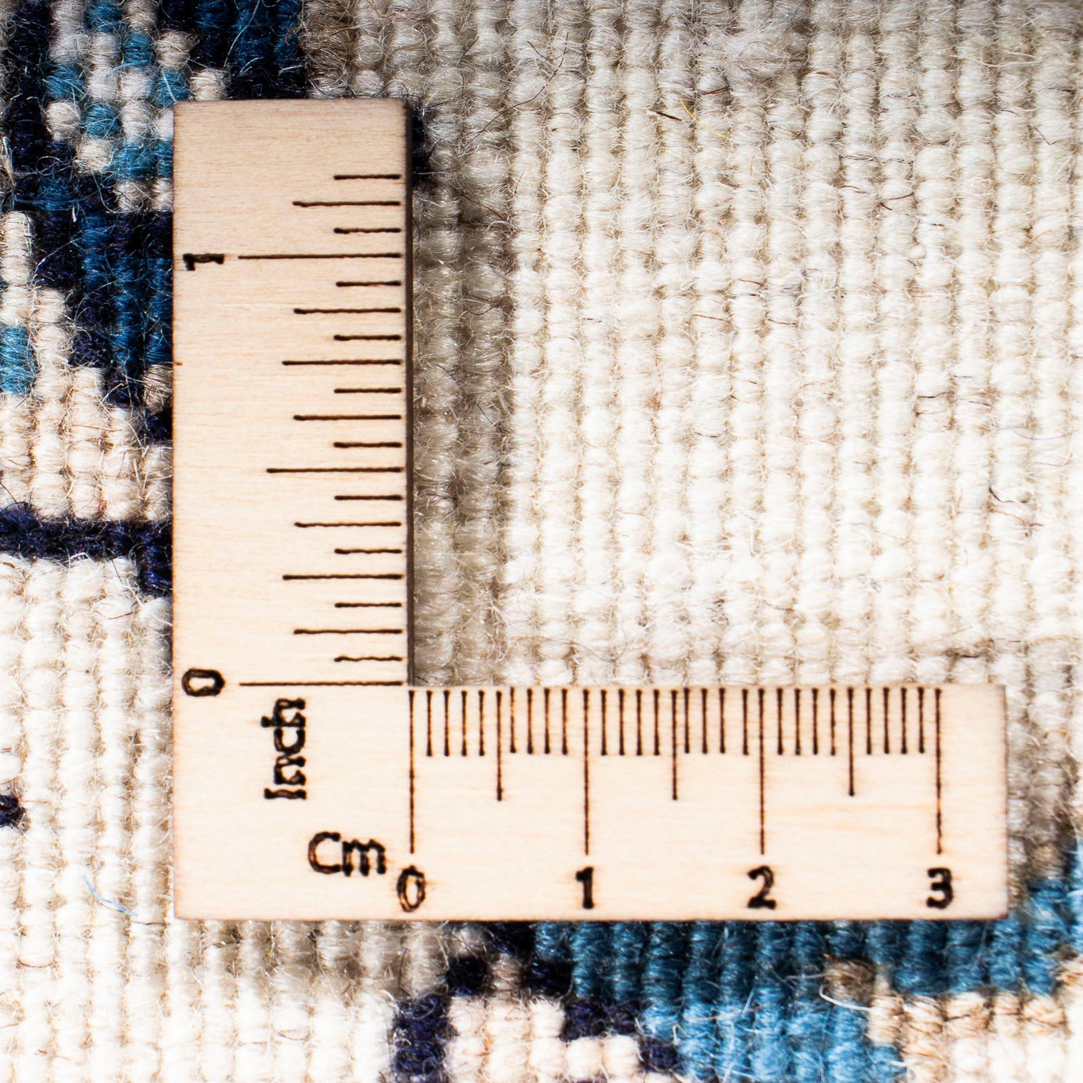 Nain rechteckig, Perser Einzelstück Zertifikat mit 10 Höhe: x mm, - - Handgeknüpft, 80 beige, Wohnzimmer, morgenland, 202 Orientteppich - cm