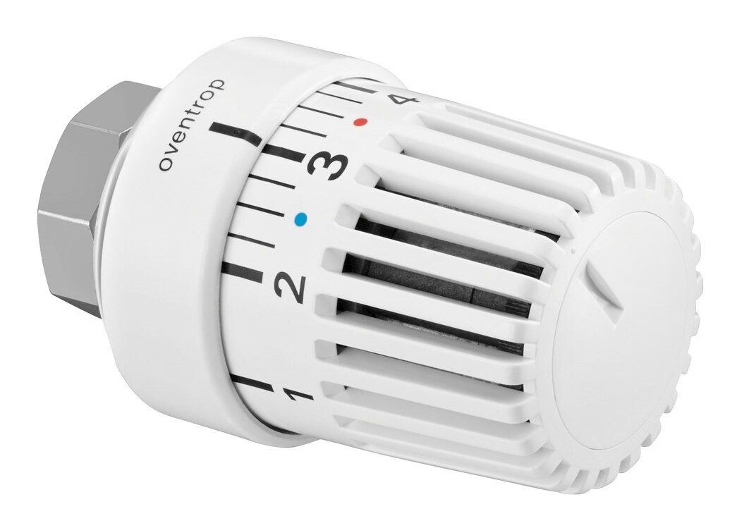 Oventrop Heizkörperthermostat, Sonder Uni LA M 28 x 1,5 Skalenkappe 0 ^ 1 - 5, m. Nullstellung - weiß