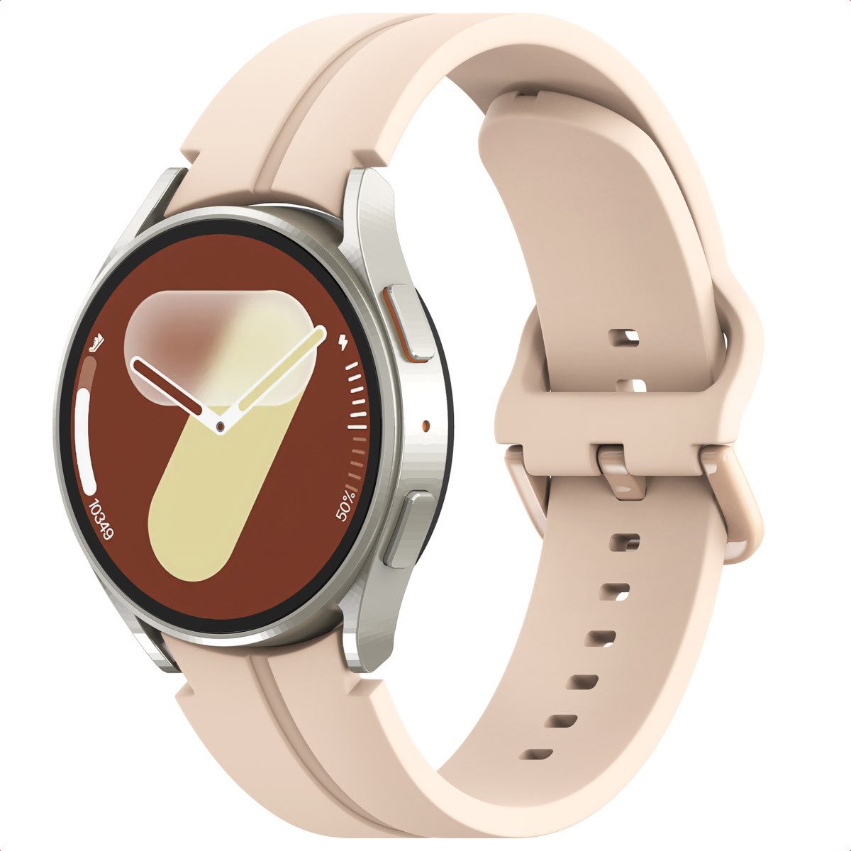 imoshion Smartwatch-Armband imoshion Silikonarmband für Samsung Galaxy Watch 4 / 5 / 6 / 7 / FE (2