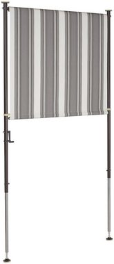 Angerer Freizeitmöbel Klemm-Senkrechtmarkise anthrazit/grau, BxH: 150x225 cm