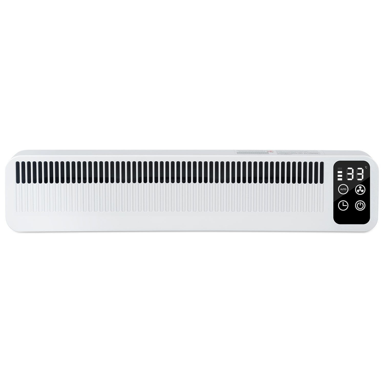 Clanmacy Heizkörperventilator Heizkörperverstärker 3 Lüfter mit Akku, Auto-Modus, Timer, magnetisch