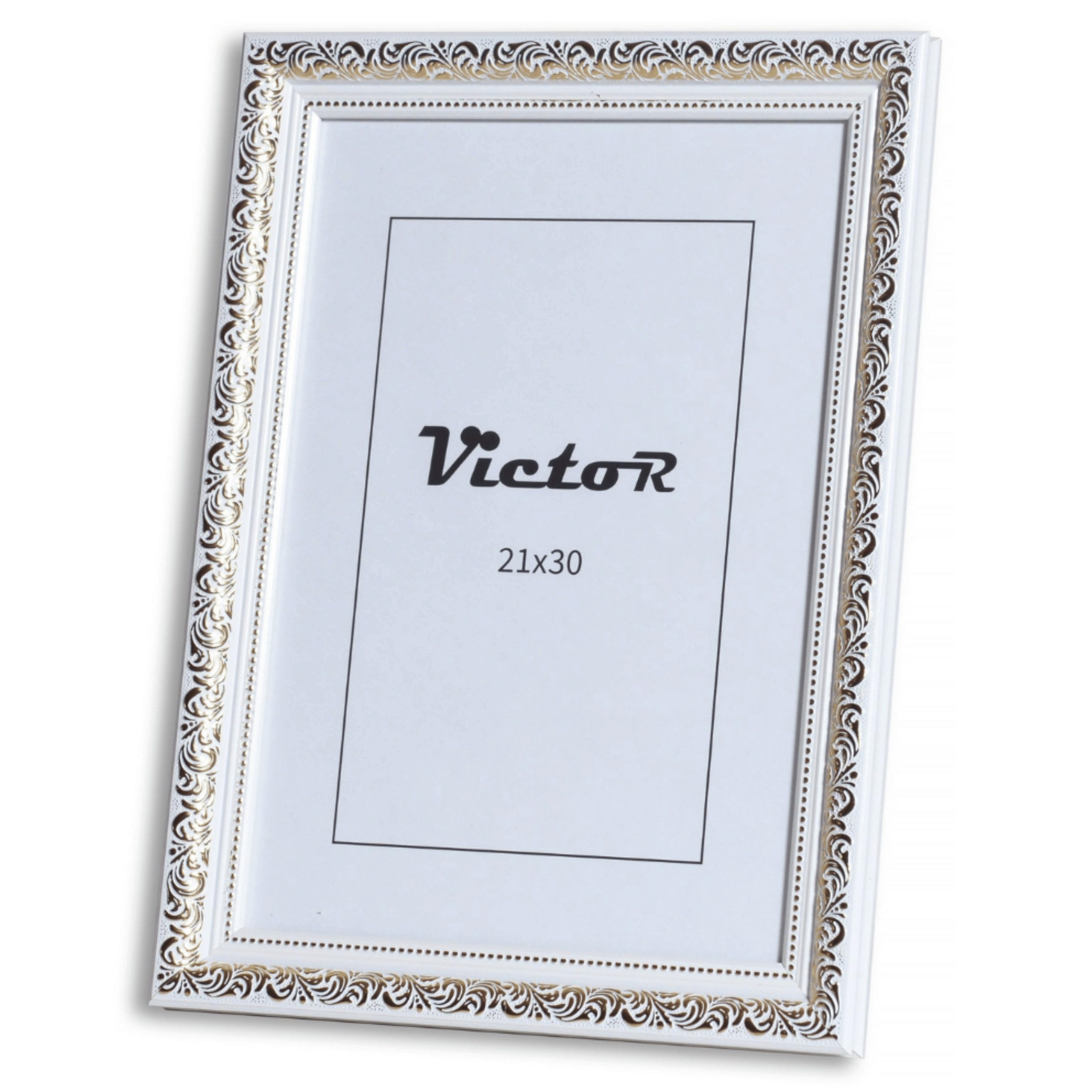 Victor (Zenith) Bilderrahmen Rubens, Bilderrahmen 20x30 cm Weiß Gold A4, Bi günstig online kaufen