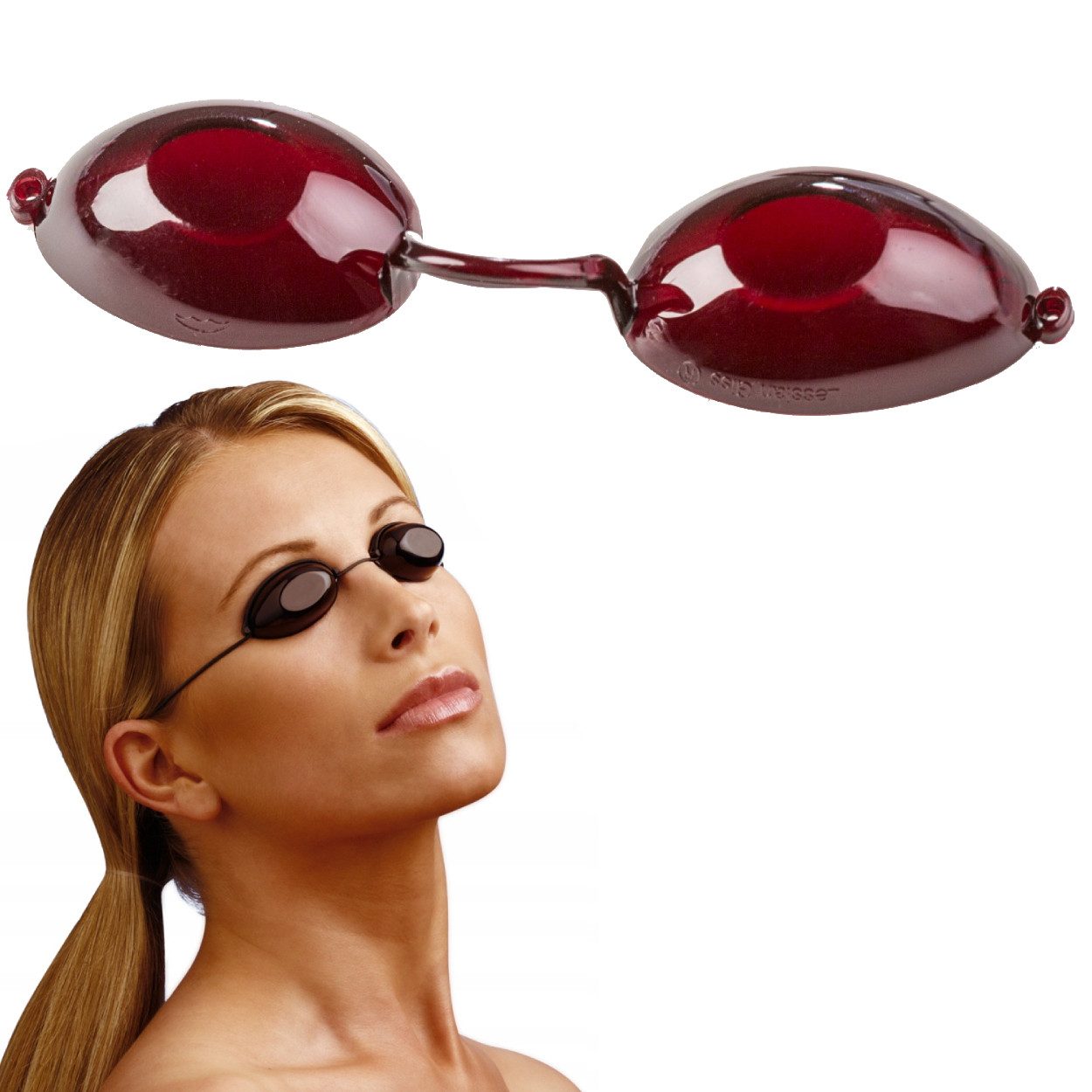 Other brand Sonnenbrille UV-Schutzbrille Vision2 Braun für Solarium IPL LED Laser UVA UVB (1-St) für Solarium mit Schutz vor UVA- und UVB-Strahlung von Other brand
