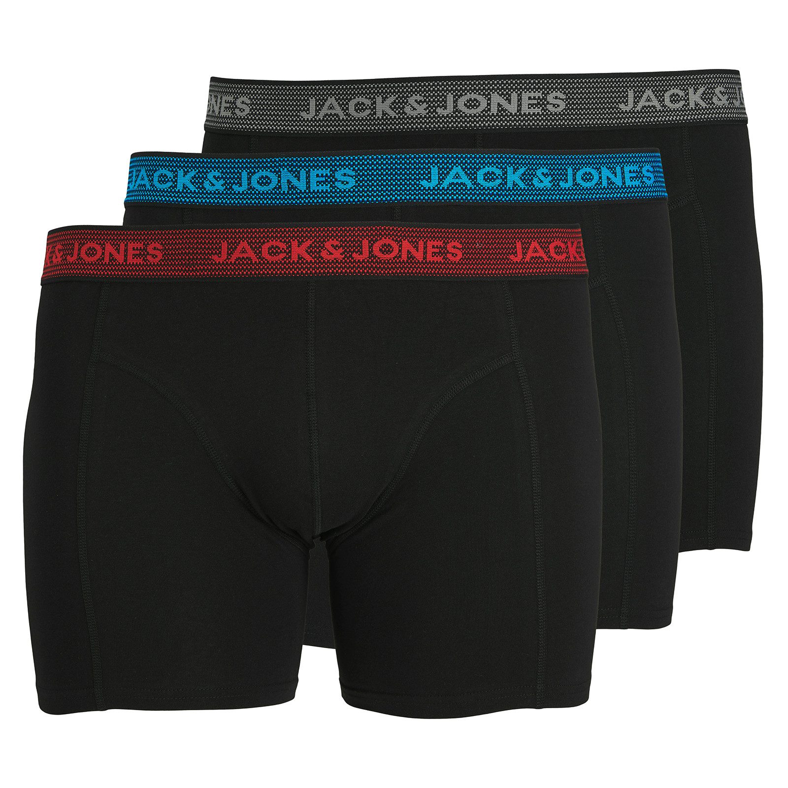 Retro Pants Jack&Jones 3er-Pack XXL Pants schwarz JACWAISTBAND