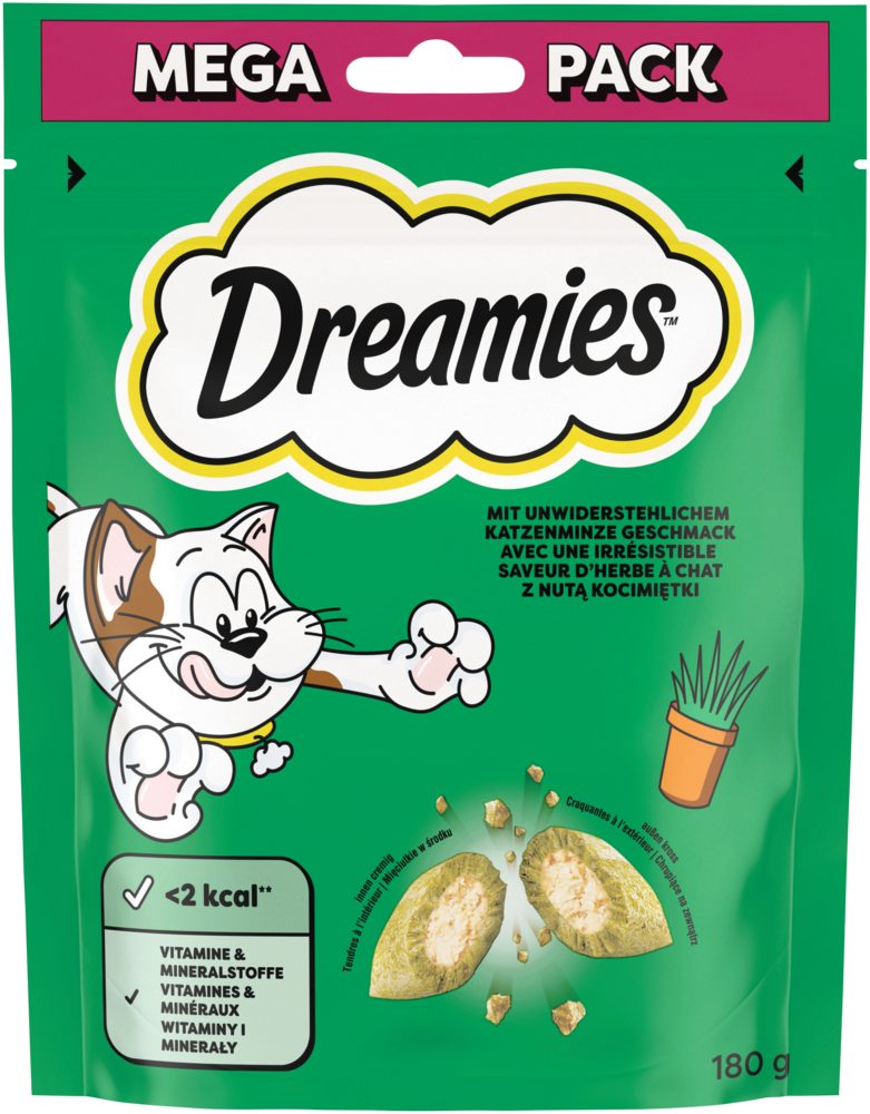 Dreamies DREAMIES™ Katzenminze 180g, für: Katze