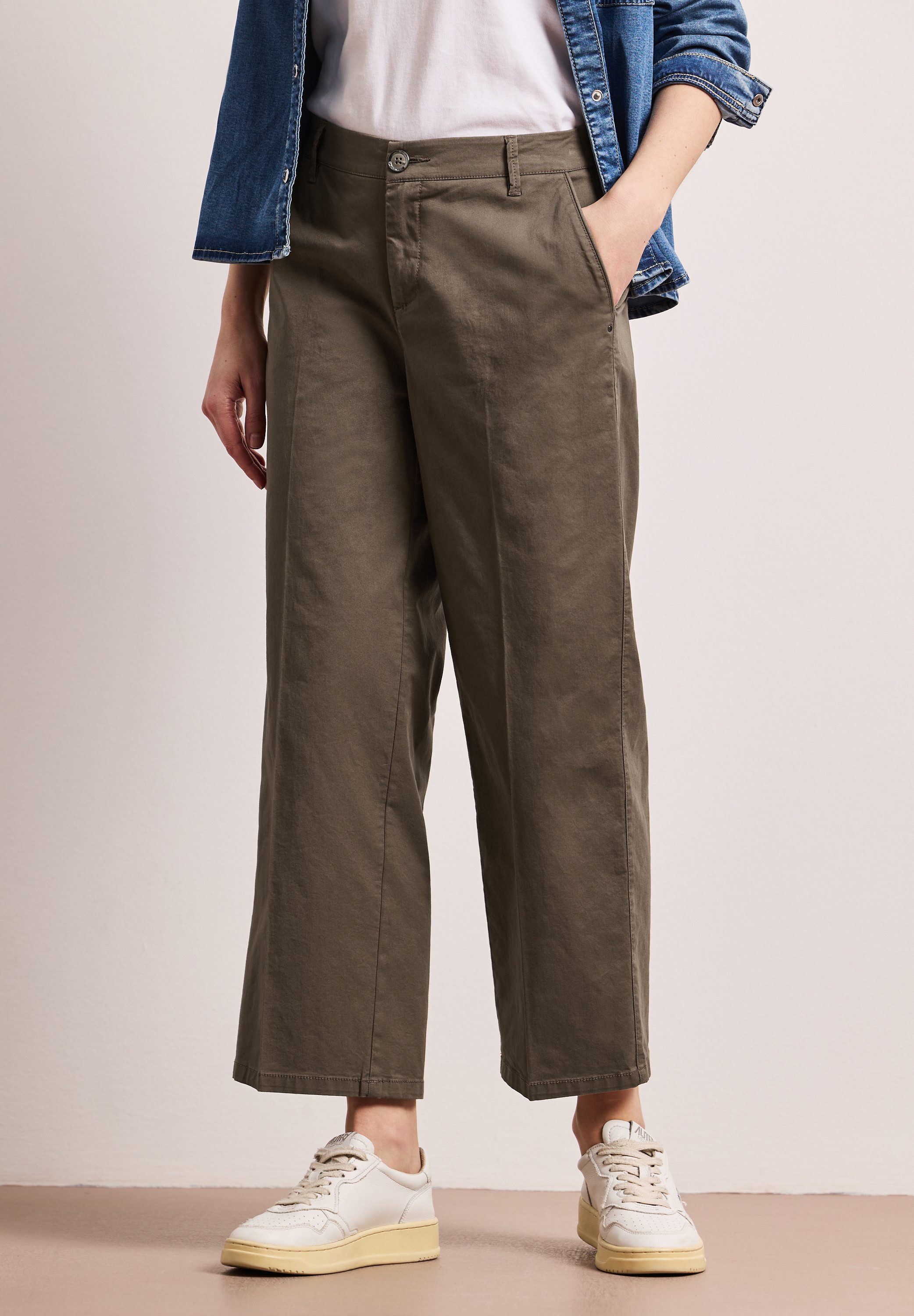 STREET ONE Chinohose Middle Waist