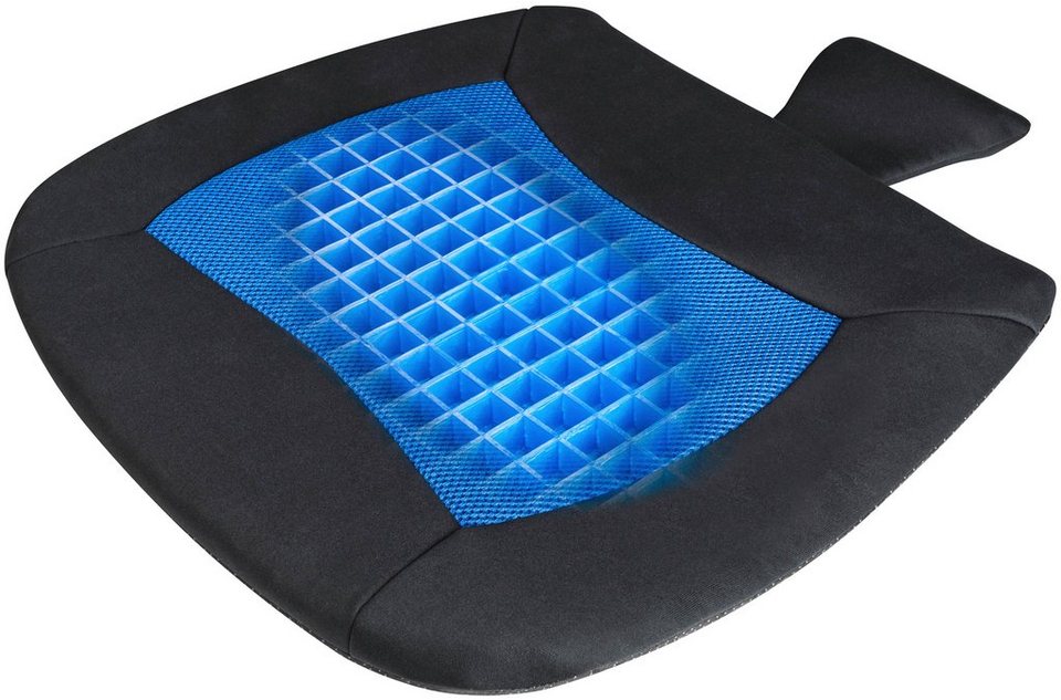 WALSER Sitzkissen Cool Touch, für Autositze, 42x46x2,5 cm