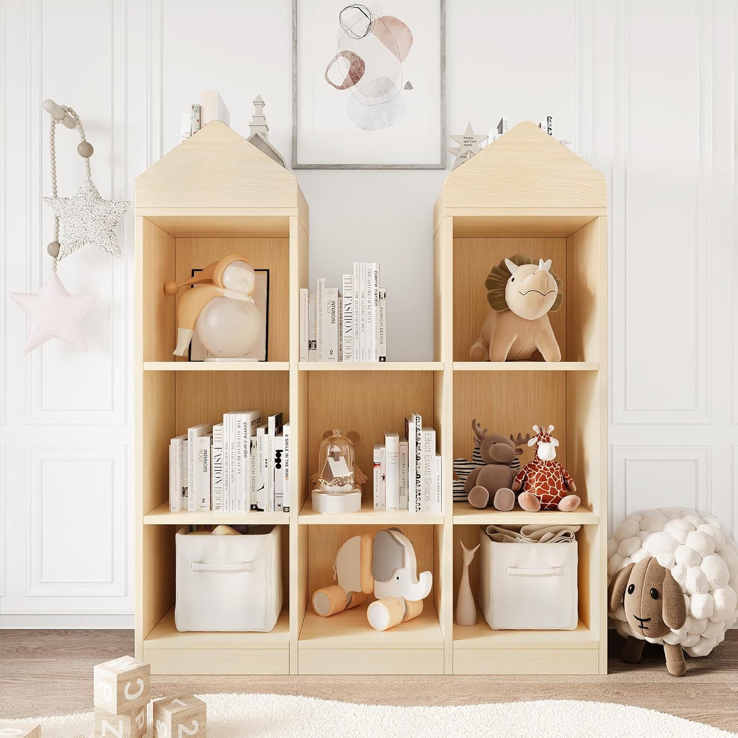 GarveeMore Bücherregal mit 8 Fächern für günstig online kaufen