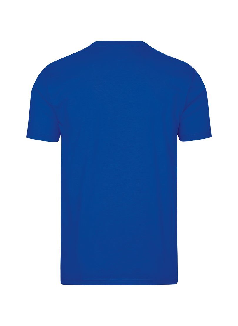 Trigema T-Shirt TRIGEMA T-Shirt Baumwolle 100% aus royal