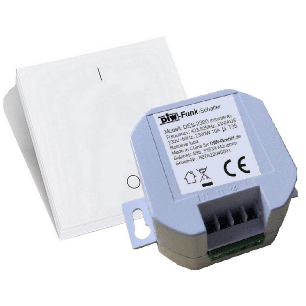 Licht-Funksteuerung PS-520 DIW-Funk Sparset mit Wandsender DWS-11