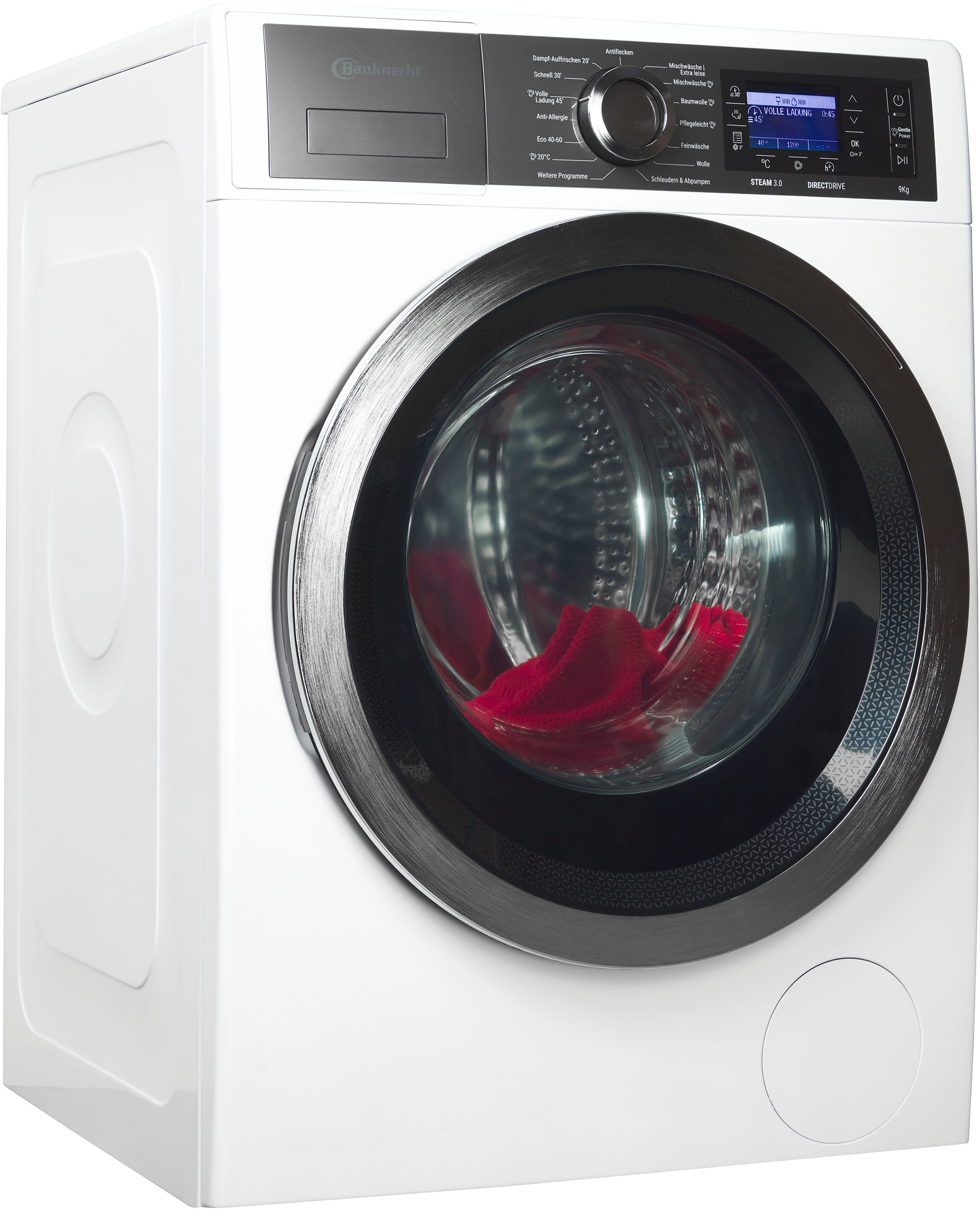 BAUKNECHT Waschmaschine B7 99 SILENCE DE, 9 kg, 1400 U/min