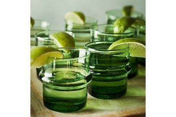 Madam Stoltz Glas Schnapsglas Maroc grün 6cl