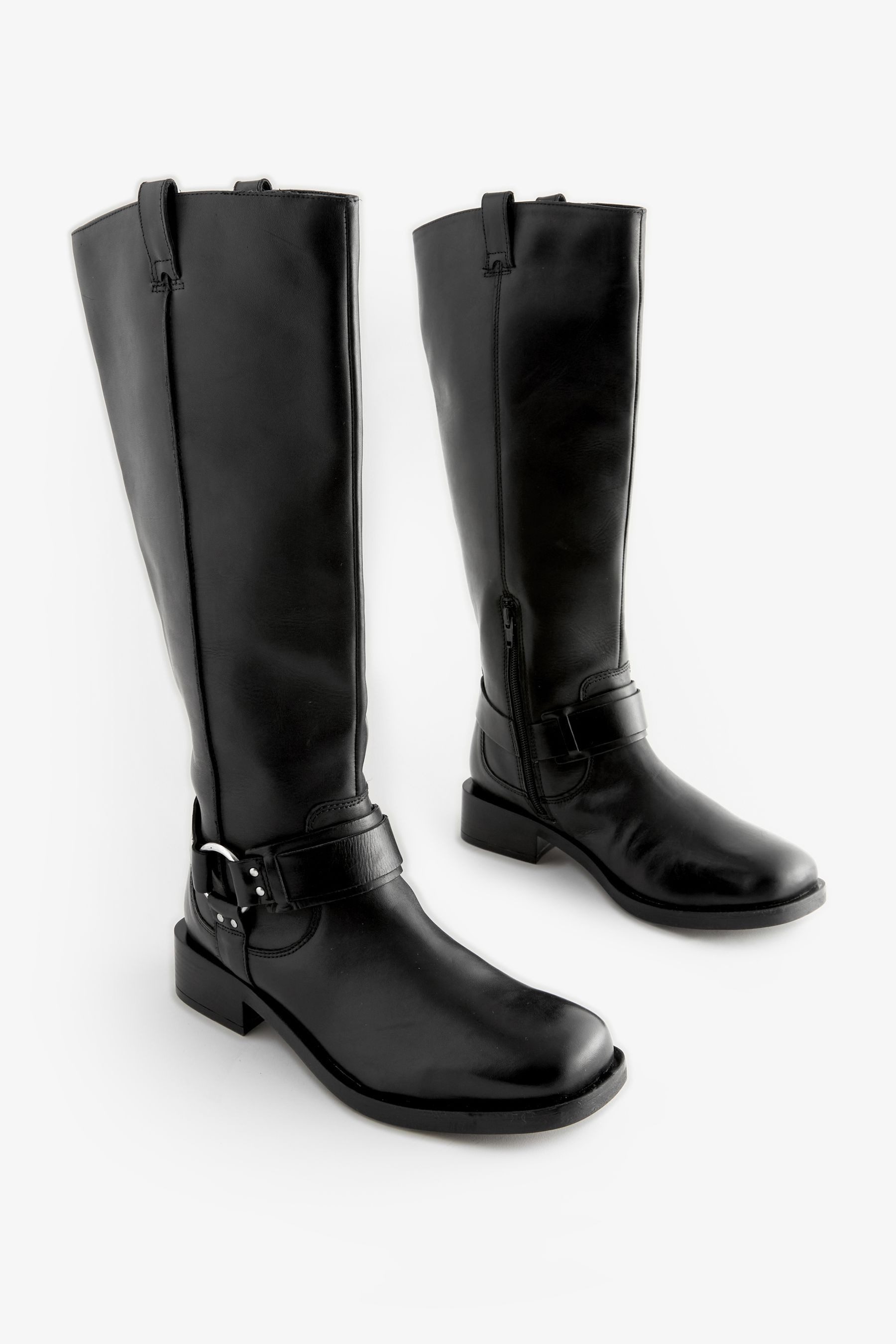 Next Forever Comfort® Kniehohe Gaucho-Bikerstiefel Bikerboots günstig online kaufen
