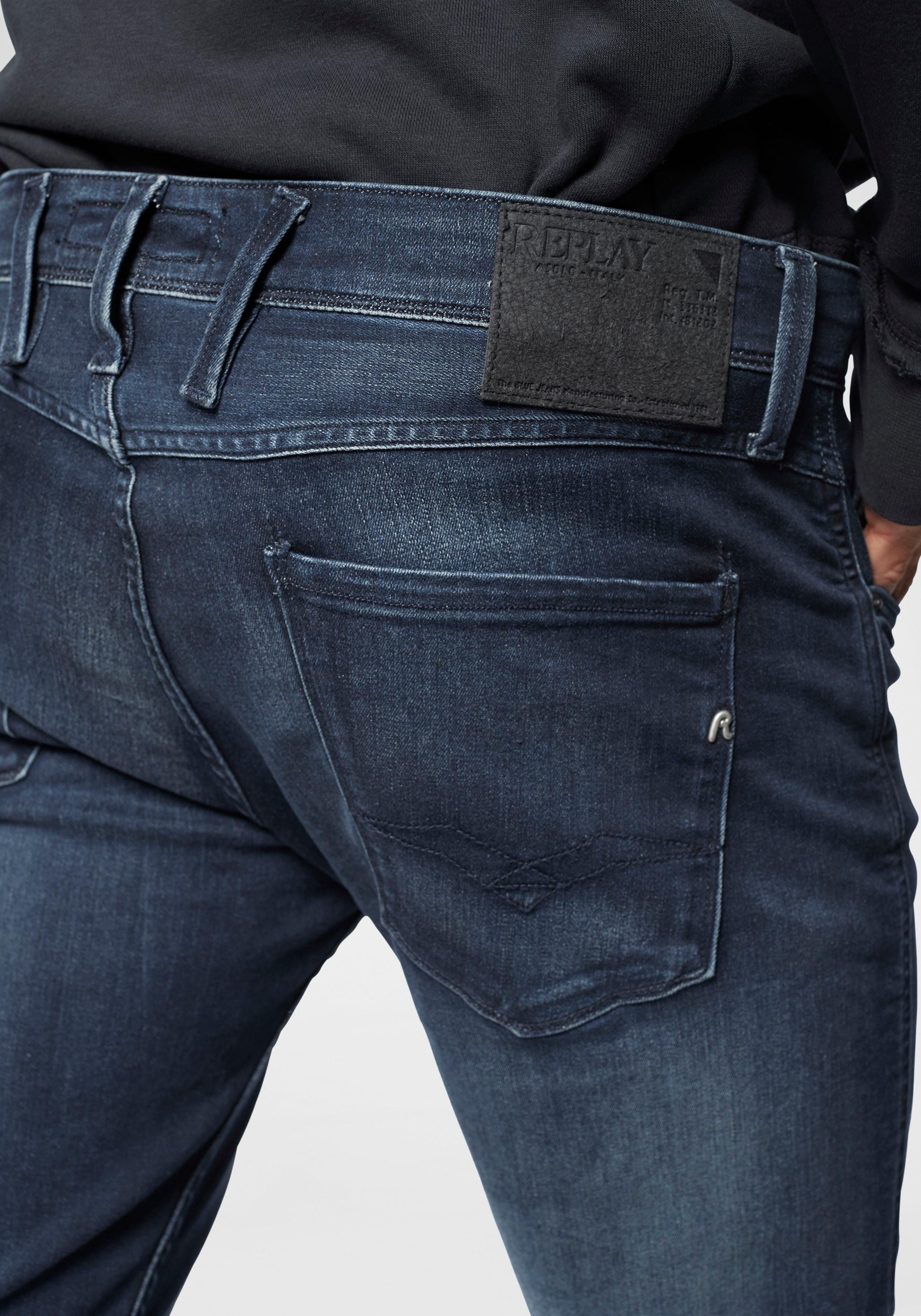 Replay Slim-fit-Jeans Anbass Superstretch elastisch – Bild 3 von 5