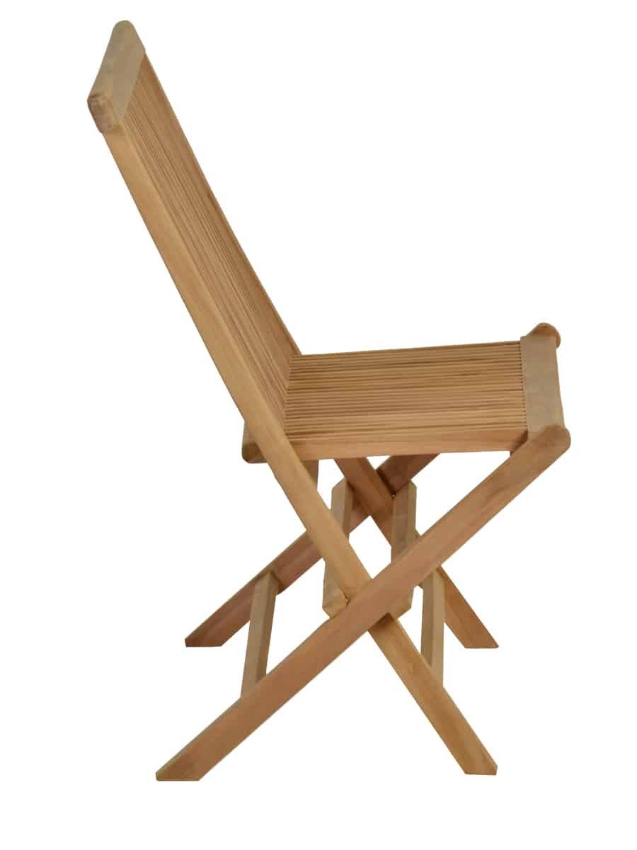 MiaMöbel Gartenbank, aus massivem Teakholz Braun