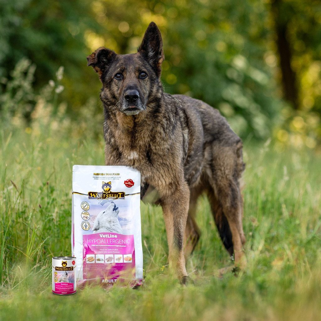 Wolfsblut Vetline Hypoallergenic - Premium Trockenfutter für Futterallergiker, Trockenfutter für: Hunde