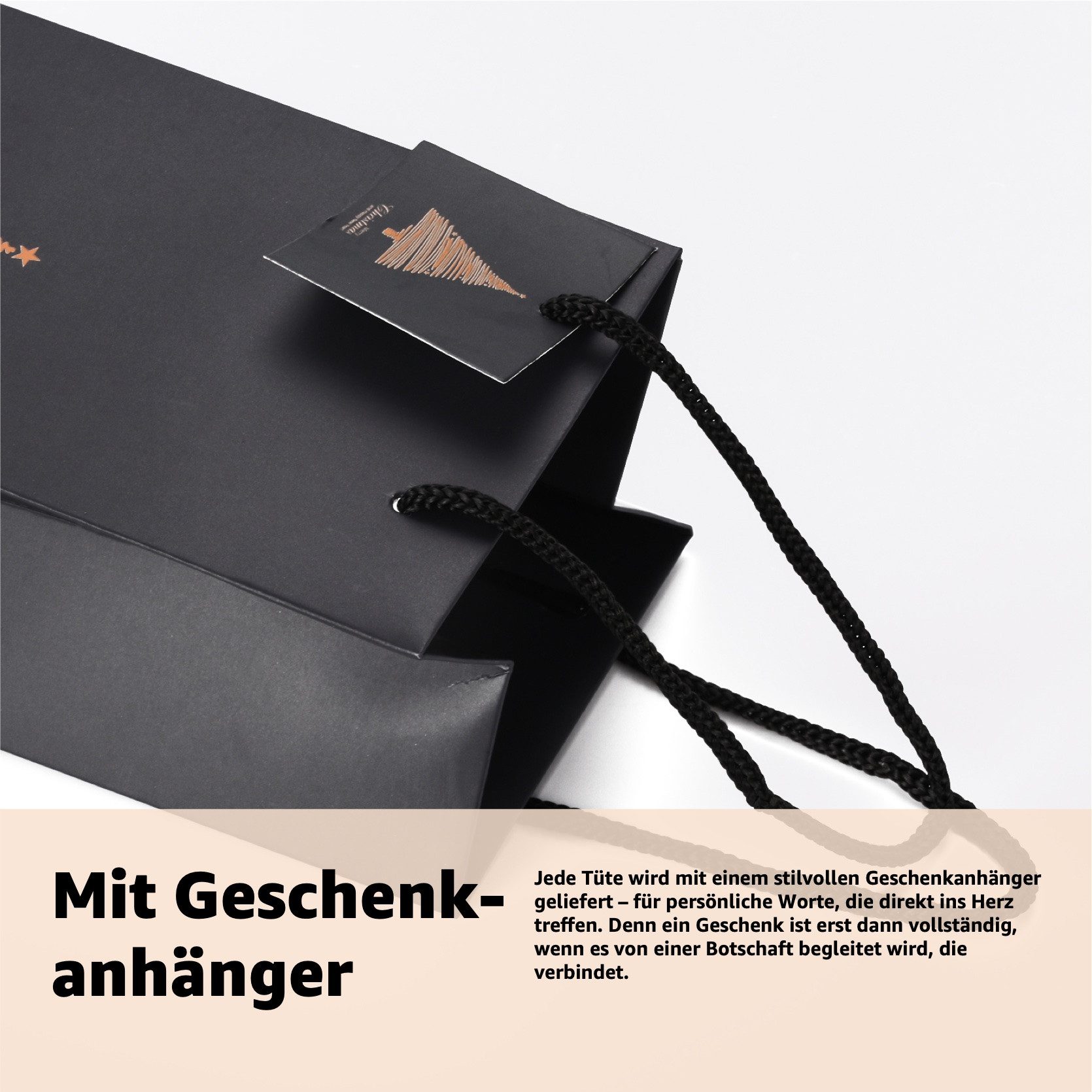 happymas Aufbewahrungsbox 12x XXL Flaschentüten Geschenktüten Bottle Bag Flaschen Weihnachten (12er Set, 12 St., 12 Stück), besonders reißfest