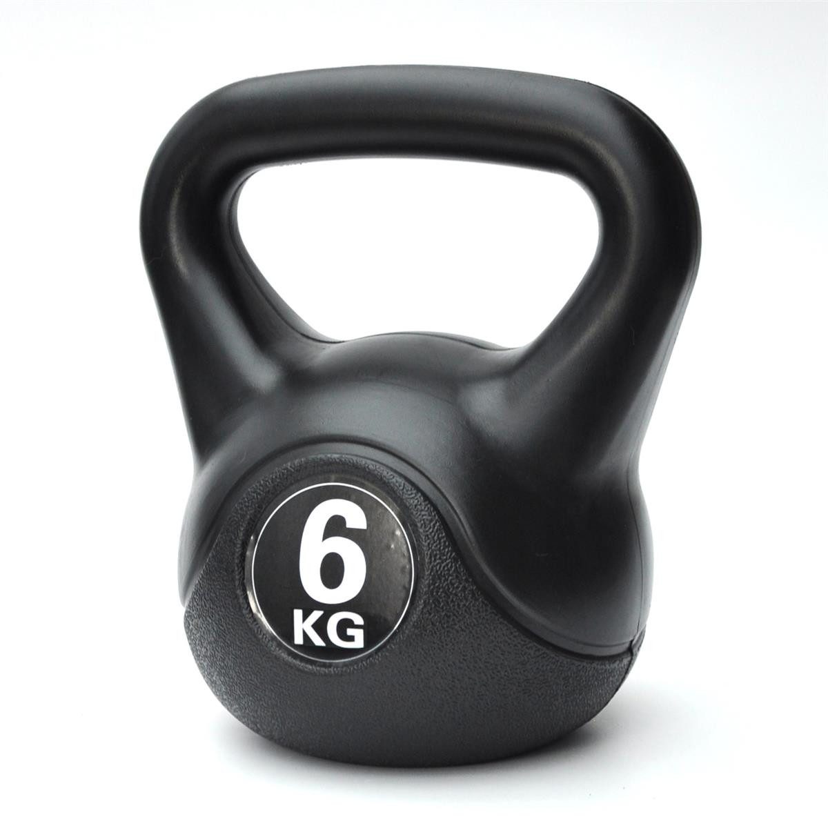 dazikemo Kettlebell Black 6 kg Kettlebell: Kugelhantel in Premium-Qualität