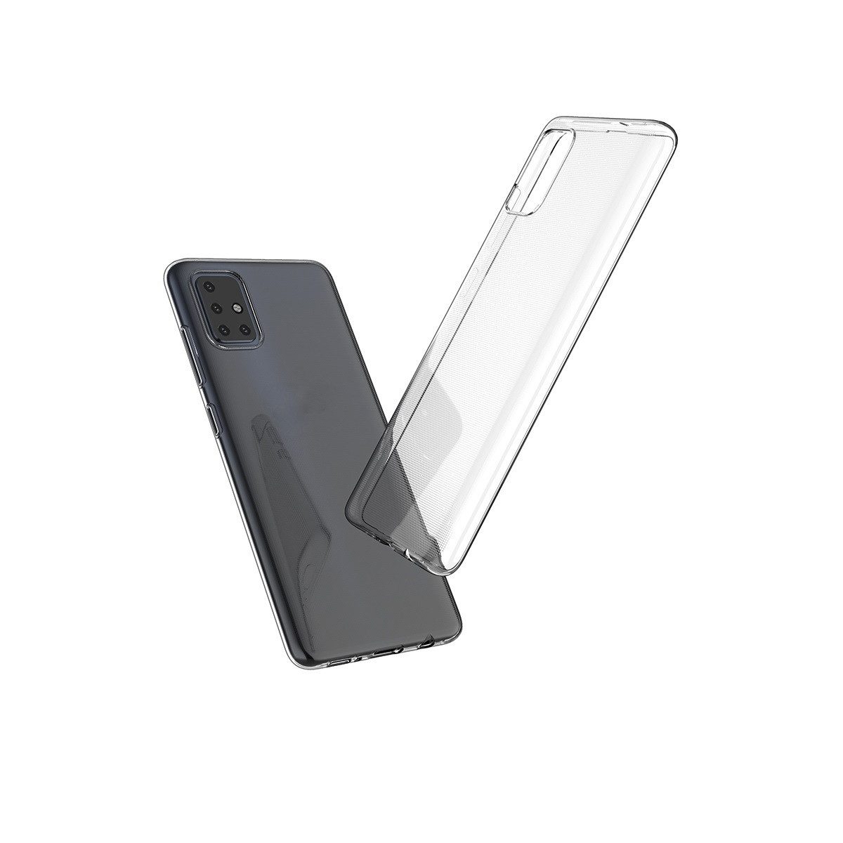 Ventarent Handyhülle Handy Hülle Case transparent passt für Samsung Galaxy A51 6,5", passt für Samsung Galaxy A51