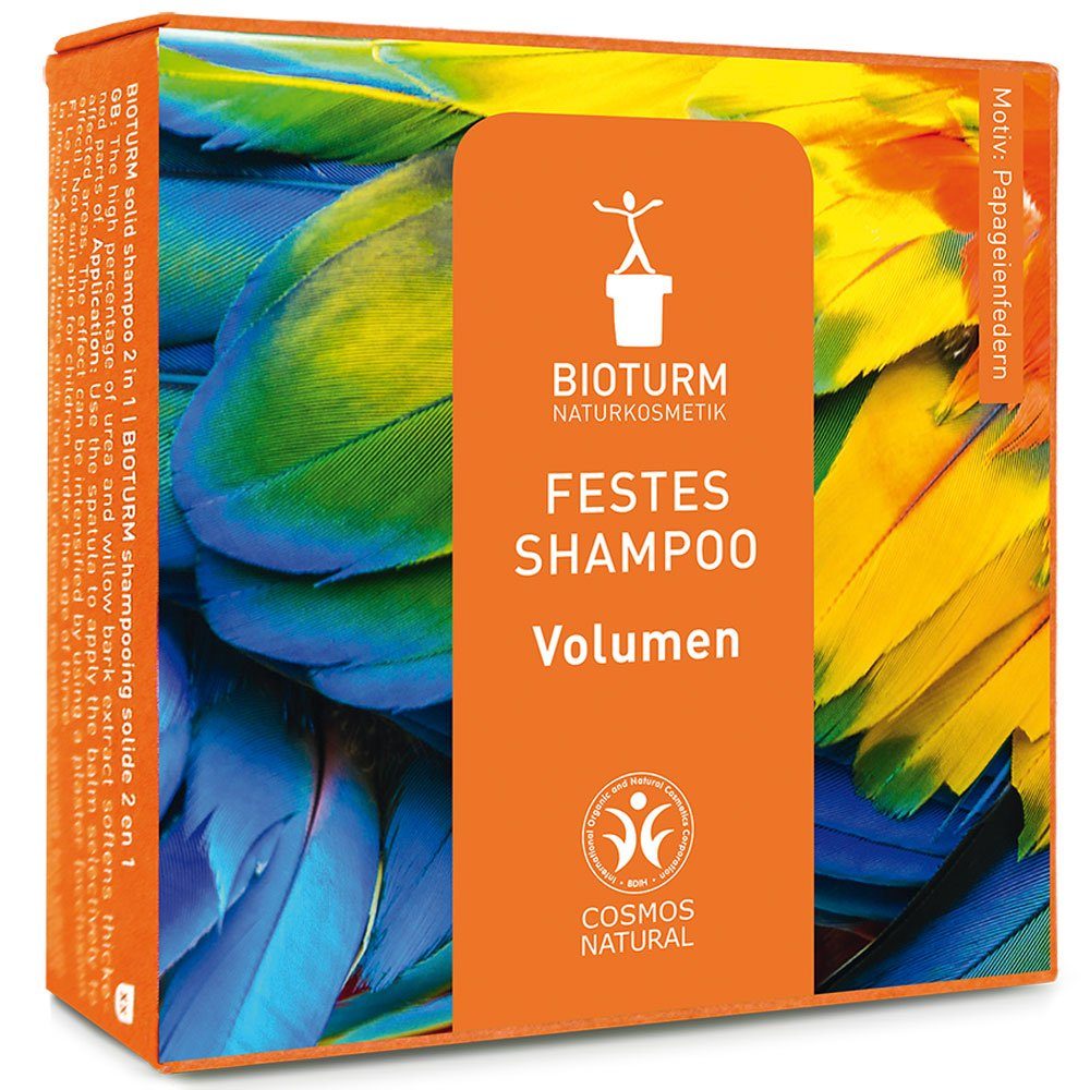 Bioturm Festes Haarshampoo Festes Shampoo Volumen, 100 g