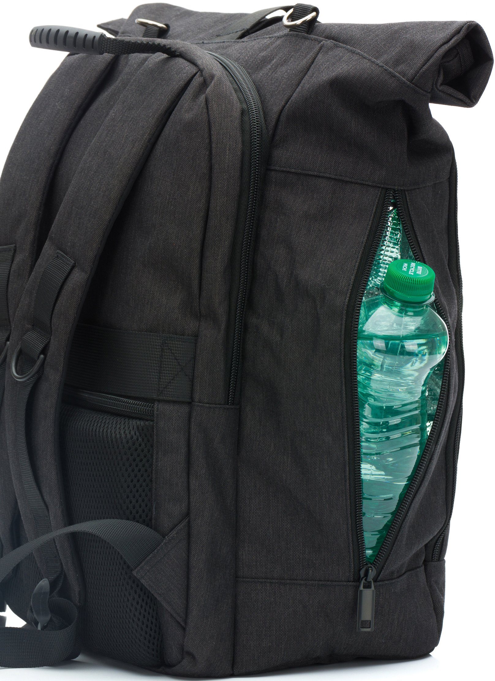 Wickelauflage Fillikid mit schwarz, Dublin, Wickelrucksack