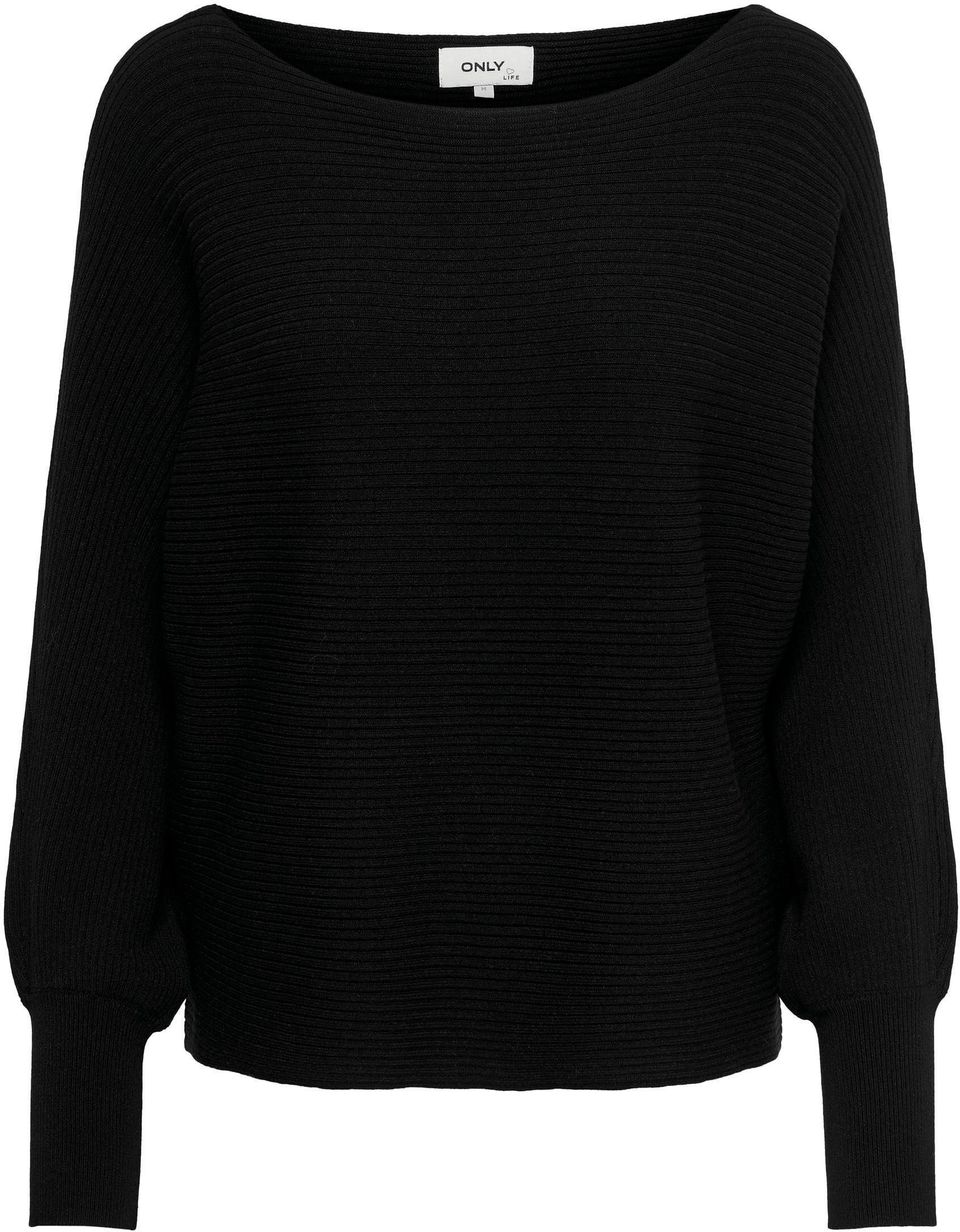 ONLADALINE SHORT NOOS black L/S PULLO KNT Strickpullover ONLY