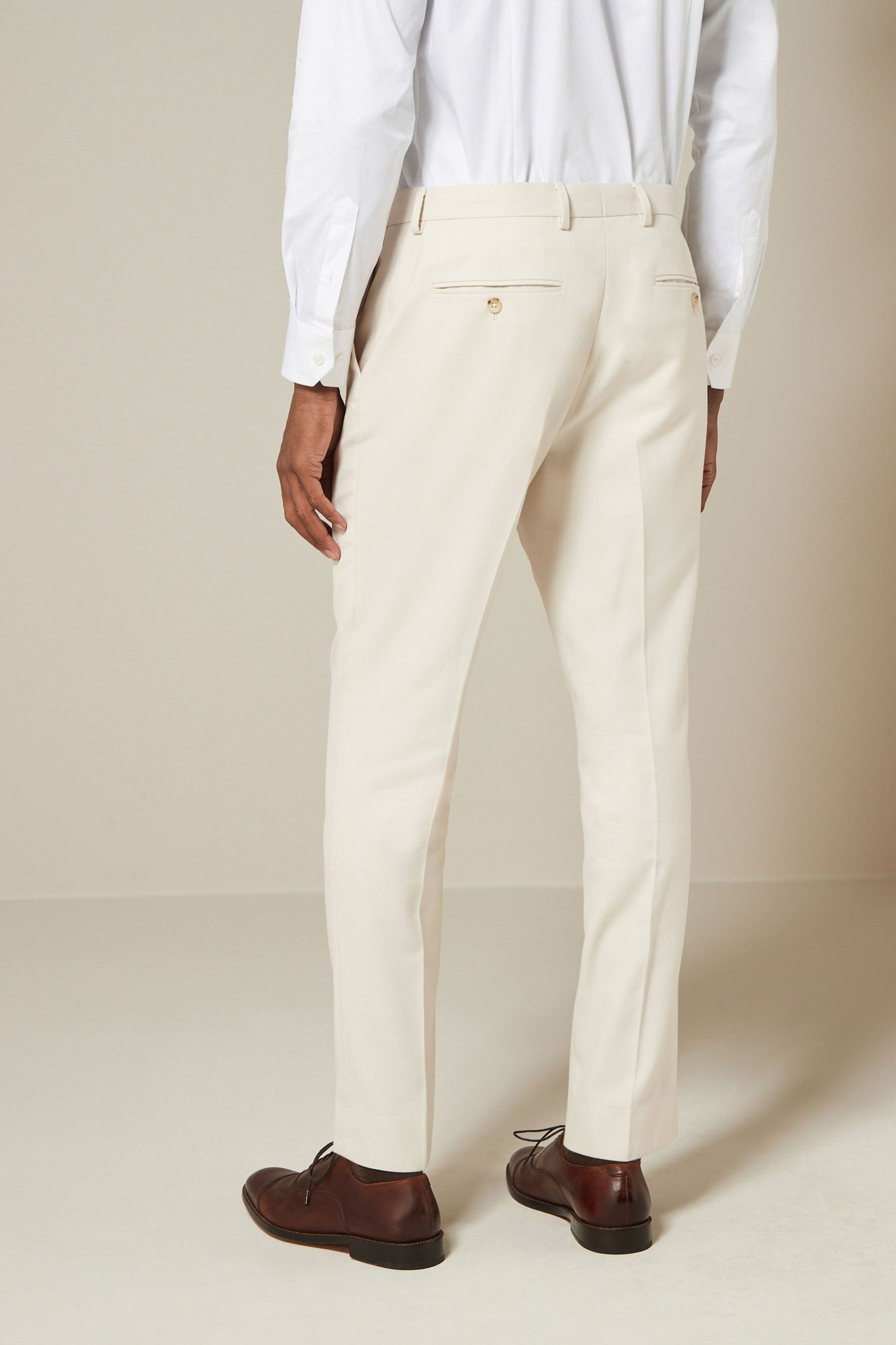 Next Anzughose Strukturierter Anzug: Slim Fit Hose (1-tlg) günstig online kaufen