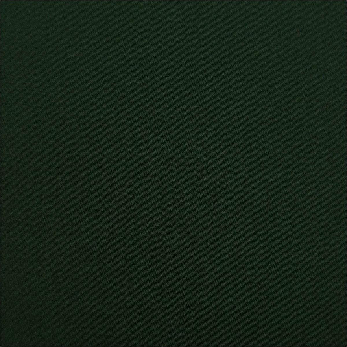 SCHÖNER LEBEN. Stoff Baumwollstoff Meterware Satin Spandex dunkelgrün 146cm, pflegeleicht