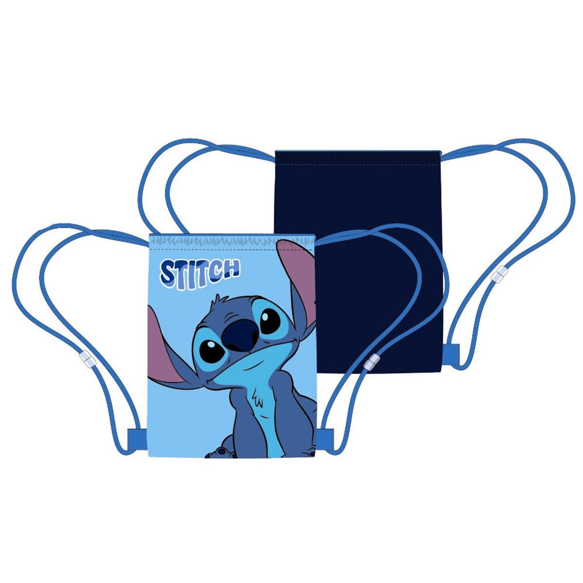 Lilo & Stitch Turnbeutel für Kinder – Leichter Sportbeutel 40x35 cm (1-tlg), Zusammenfaltbar, Vielseitig einsetzbar