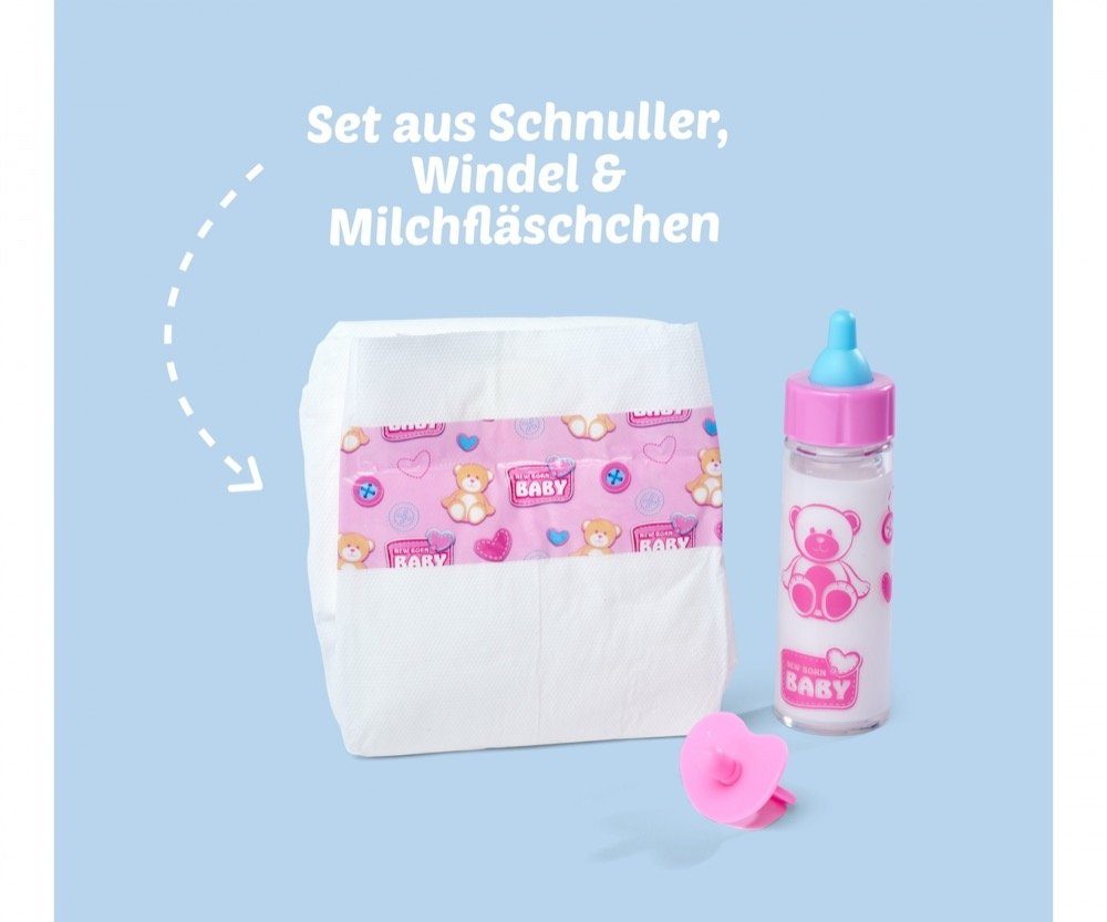 SIMBA Babypuppe Simba Puppe Zubehör New Born Baby First Nursing Set 105562487
