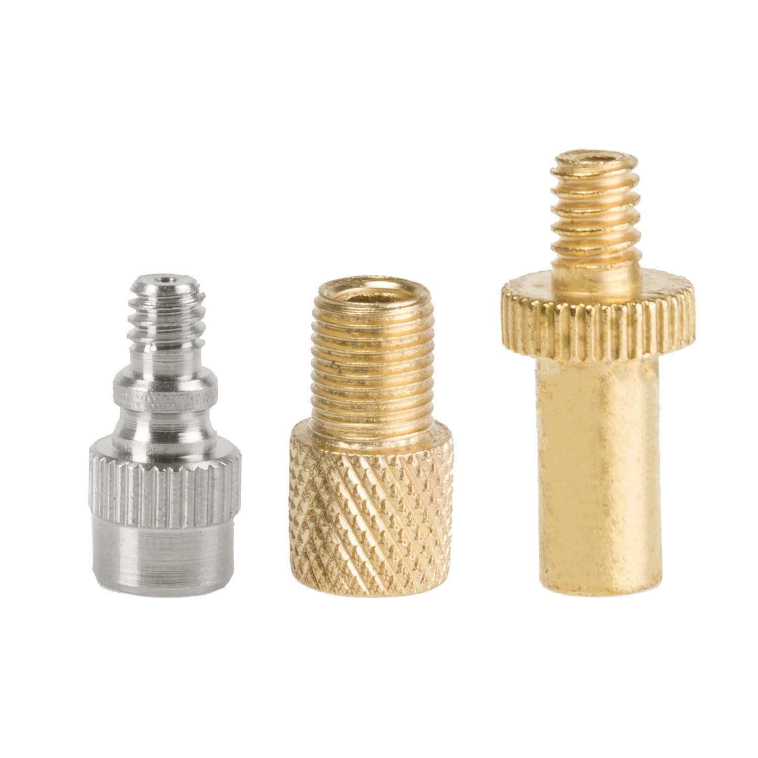 KHEbikes Fahrradschlauch Ventiladapter Set Fahrrad – AV, DV & FV kompatibel, 3 verschiedene Ventiladapter