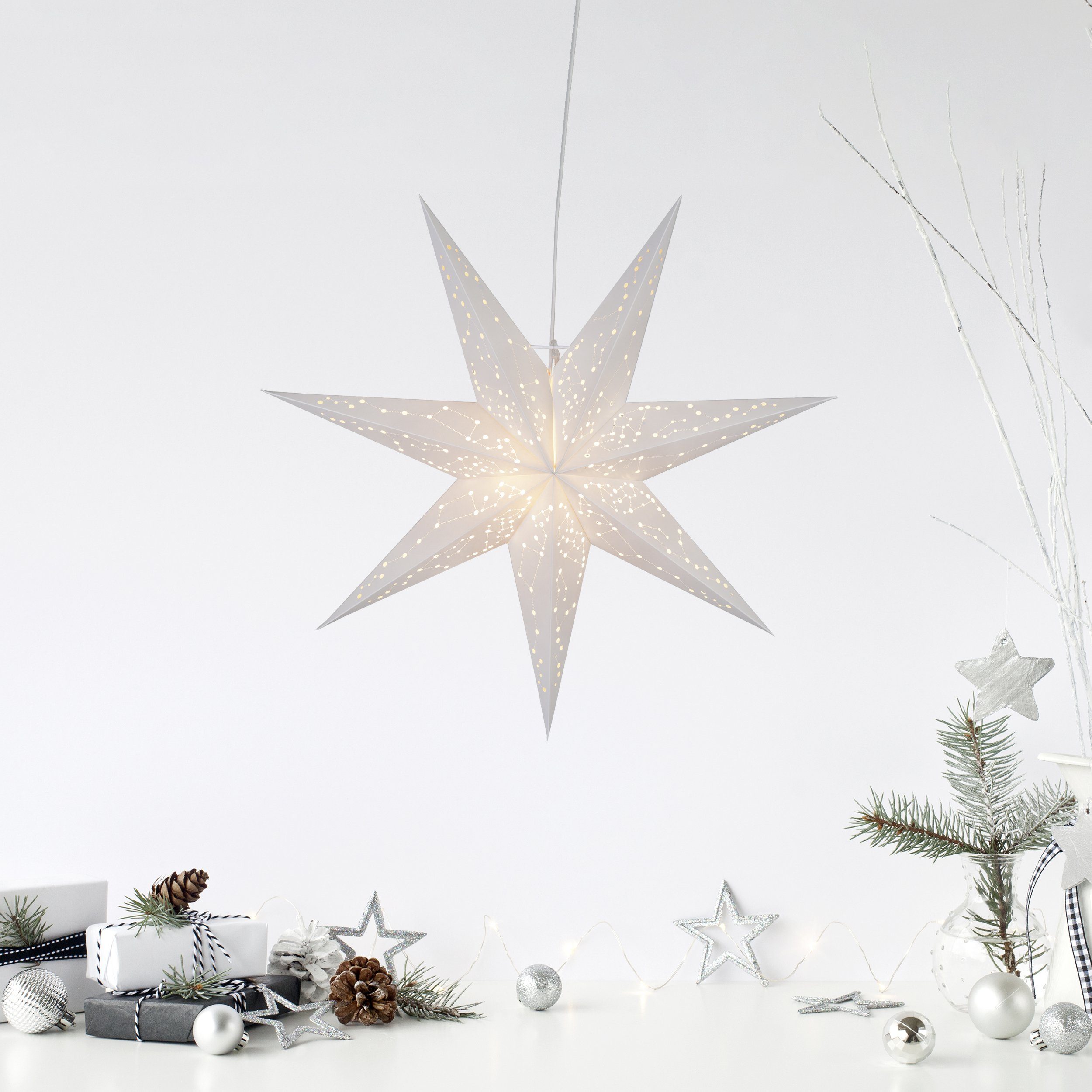 STAR TRADING LED Dekolicht Trading, Galaxy von Star Trading W Star Weihnachtsstern Papierstern Galaxy, 3D