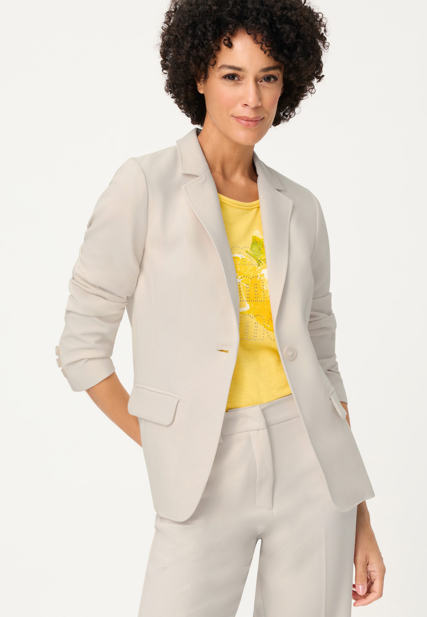 Olsen Kurzblazer Blazer mit Pattentaschen