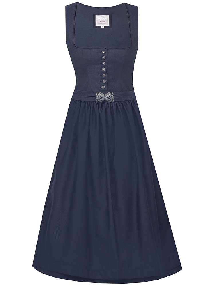 MarJo Dirndl Dirndl Kitzingen 70cm Länge nachtblau