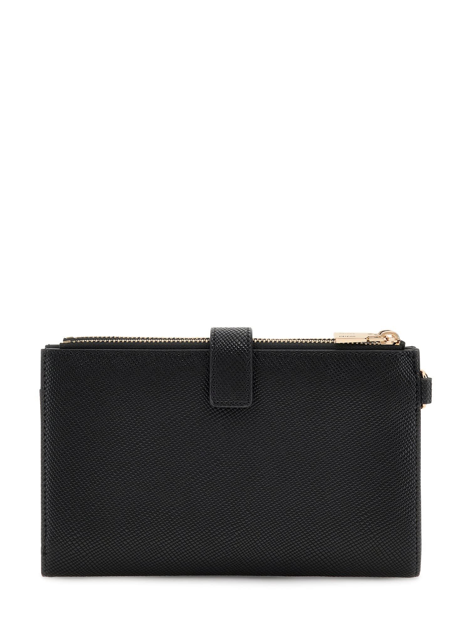 Guess Geldbörse LAUREL II SLG DBL ZIP ORGNZR, Damen Geldbeutel, Portemonnaie mit zwei Reißverschluss-Fächern – Bild 5 von 5