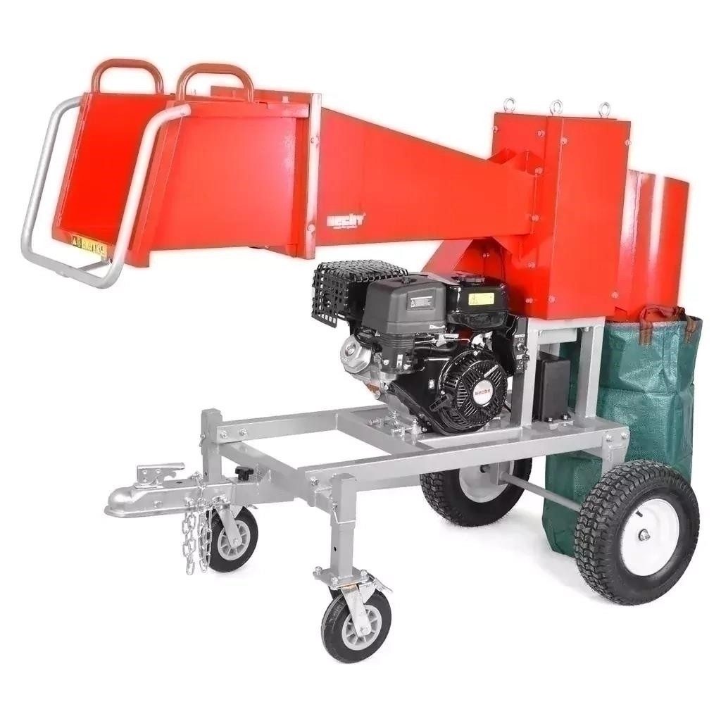 Hecht Messerhäcksler Benzin Holzhäcksler, Gartenhäcksler mit Elektrostart, 457cm3, 9,6kW