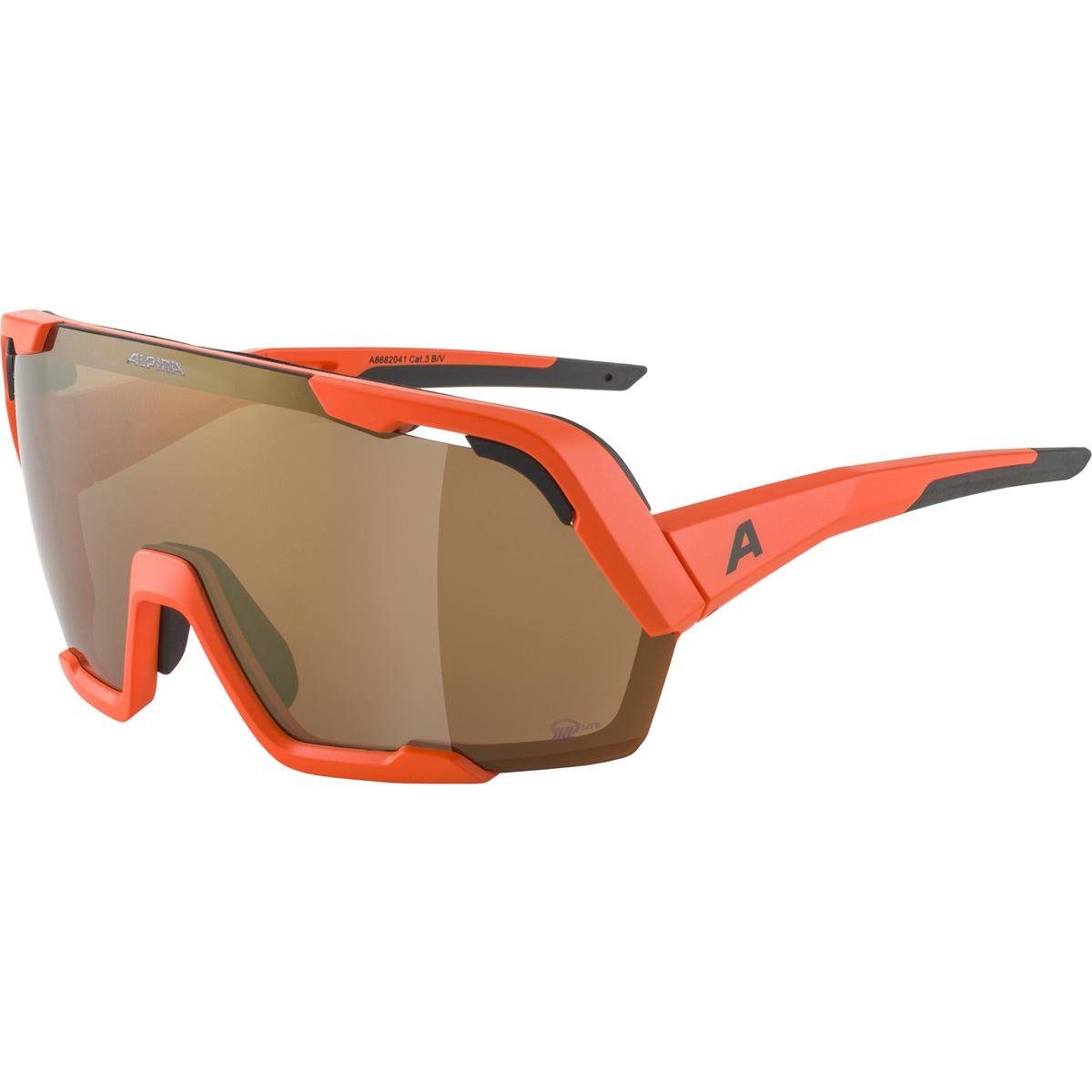 Alpina Sonnenbrille Alpina Sportbrille ROCKET BOLD Q-LITE A8682 orange